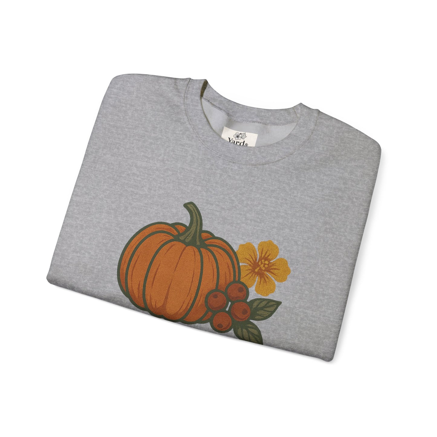 Pumpkin & Pimento Crewneck Sweatshirt, Cozy Fall Sweatshirt, Unisex Autumn Apparel, Thanksgiving Gift, Seasonal Fashion