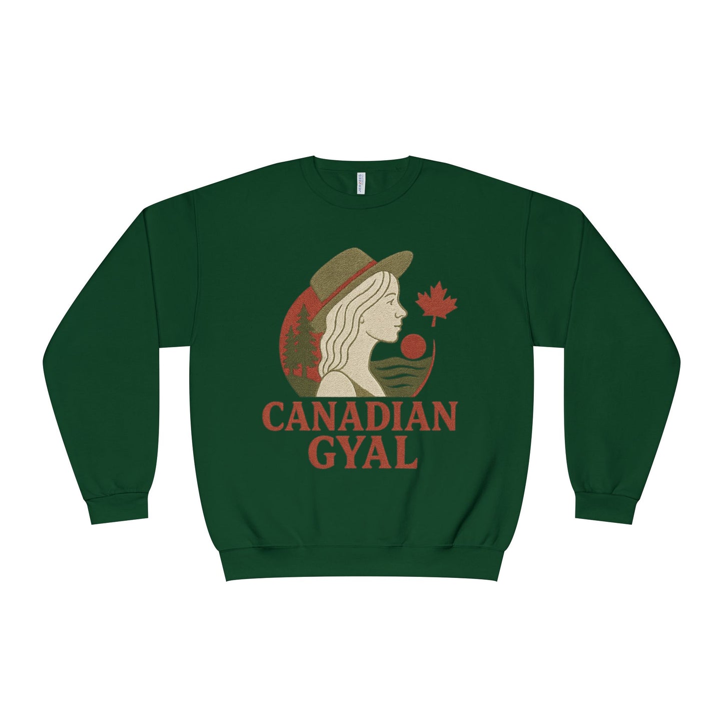 Canadian Gyal Sweatshirt, Cozy Crewneck for Fall, Perfect Gift for Canadians, Great for Thanksgiving, Casual Wear