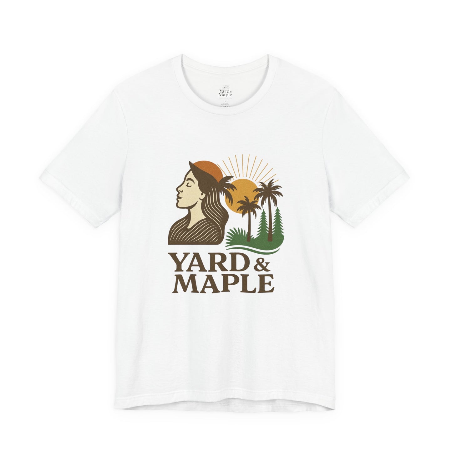 Yard & Maple Graphic Tee, Nature Inspired Unisex Shirt, Outdoor Lover Gift, Summer Vibes, Casual Wear, Vacation Essentials