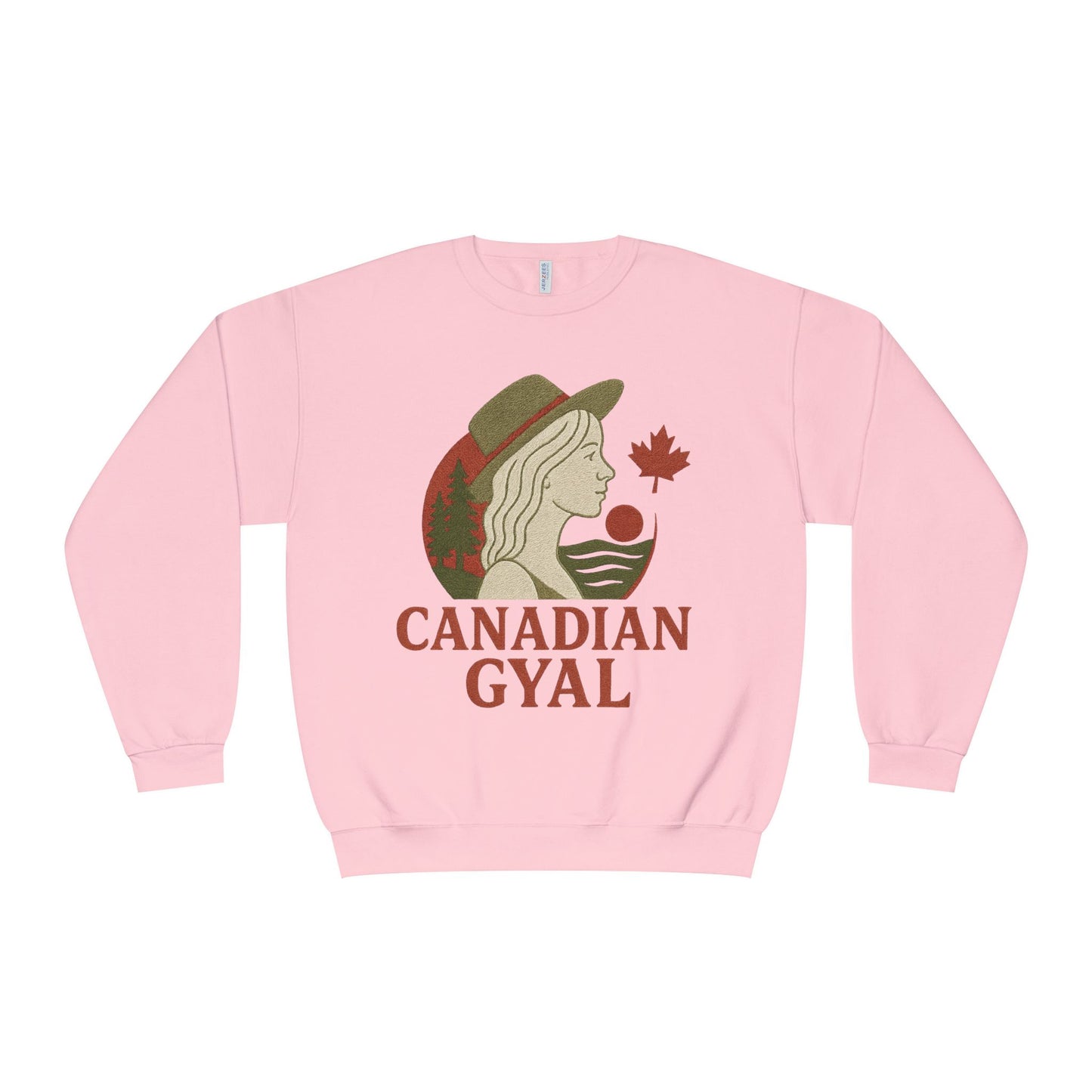 Canadian Gyal Sweatshirt, Cozy Crewneck for Fall, Perfect Gift for Canadians, Great for Thanksgiving, Casual Wear