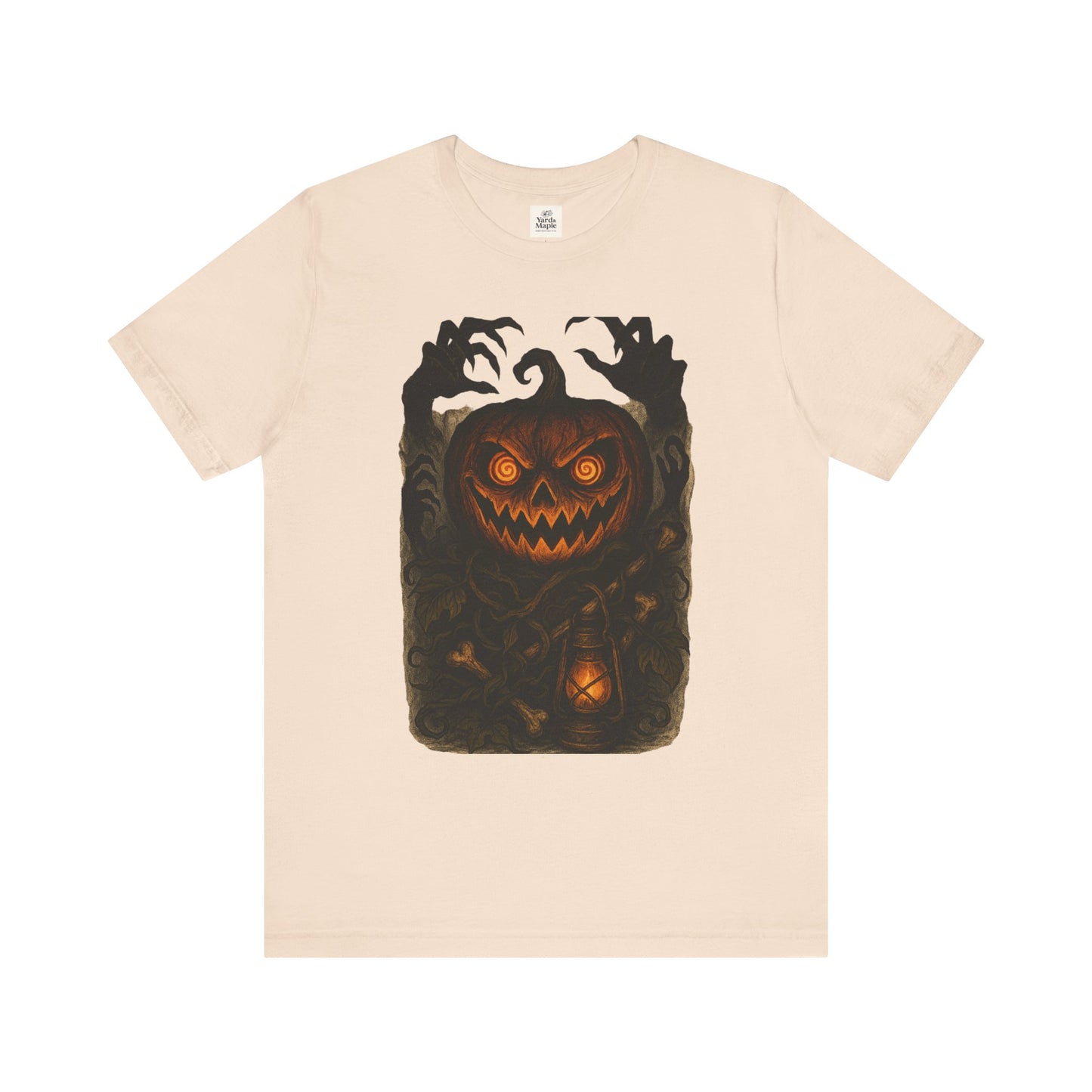 Halloween Pumpkin Tee, Unisex Jersey Short Sleeve Shirt, Fall Festival Apparel, Spooky T-Shirt, Trick or Treat Gift, Autumn Vibes