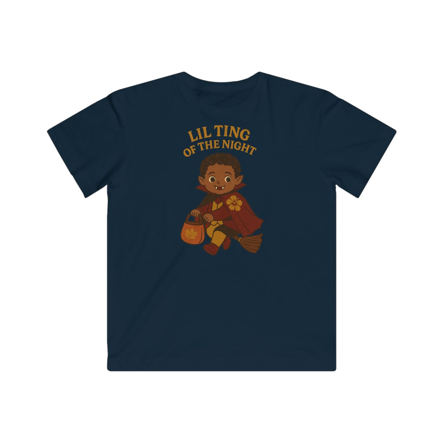Kids Halloween Tee, Lil Ting of the Night Shirt, Spooky Costume, Autumn Apparel, Trick or Treat Shirt, Fun Kids Clothing