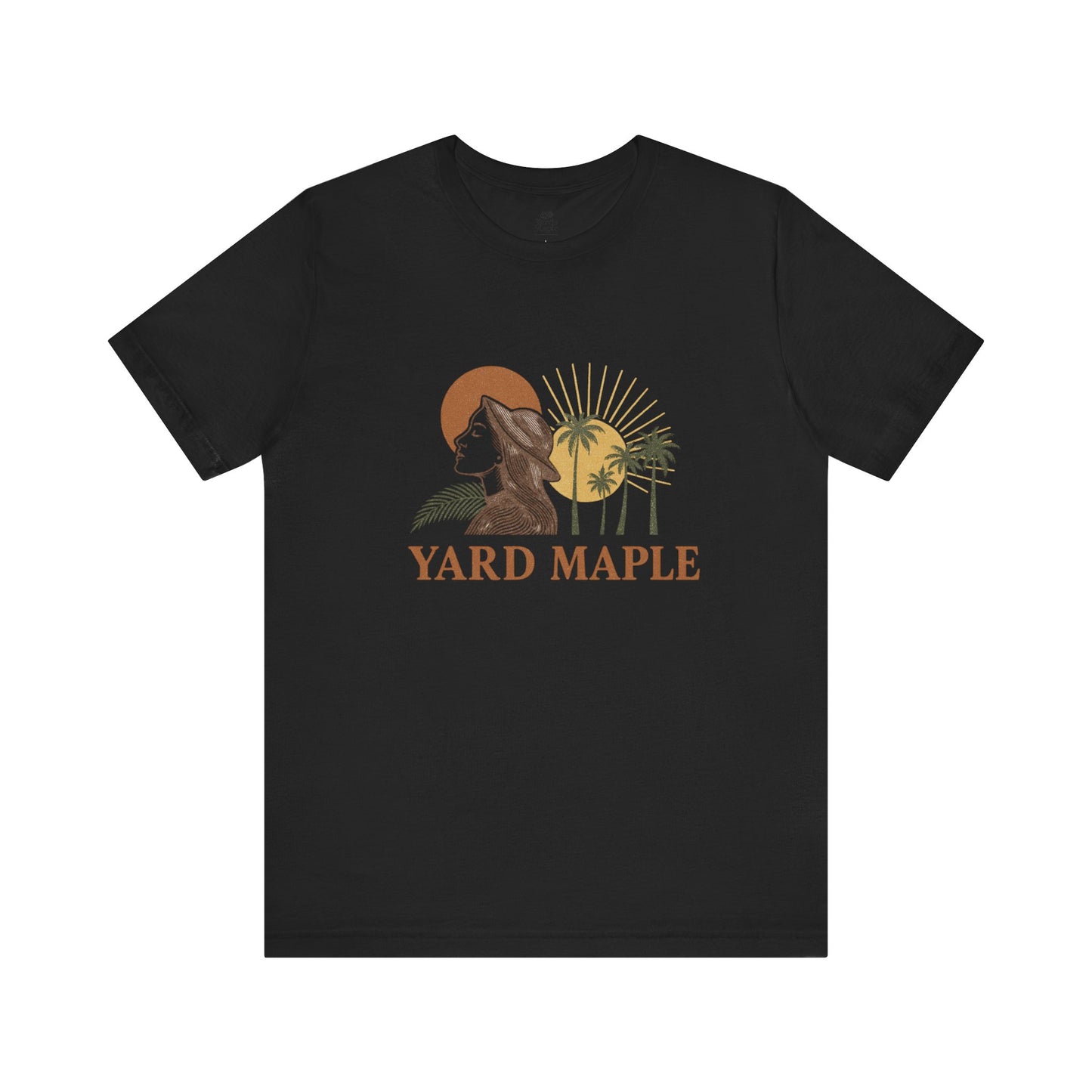 Yard Maple Graphic Tee, Casual Summer Shirt, Nature Lover Gift, Eco-Friendly Apparel, Beach Vibes Tee, Unique Unisex Apparel