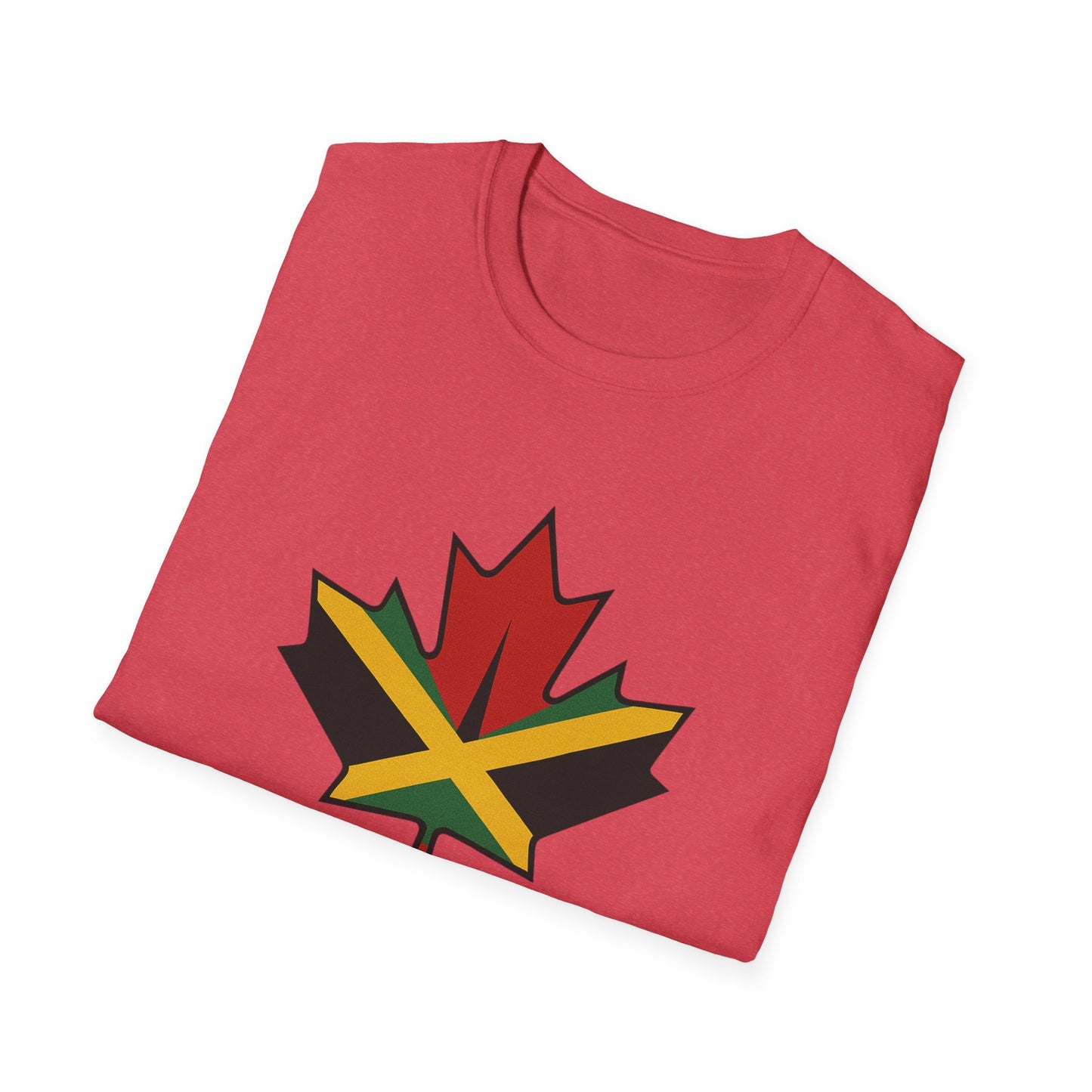 Yard & Maple Unisex Softstyle T-Shirt, Casual Summer Tee, Jamaican Theme Shirt, Cool Graphic Top, Gift for Nature Lovers