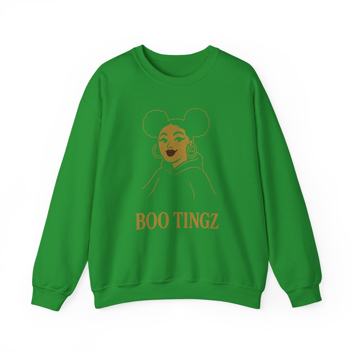 Boo Tingz Crewneck Sweatshirt - Cozy Unisex Gift, Casual Wear, Halloween Outfit, Everyday Comfort, Trendy Streetwear