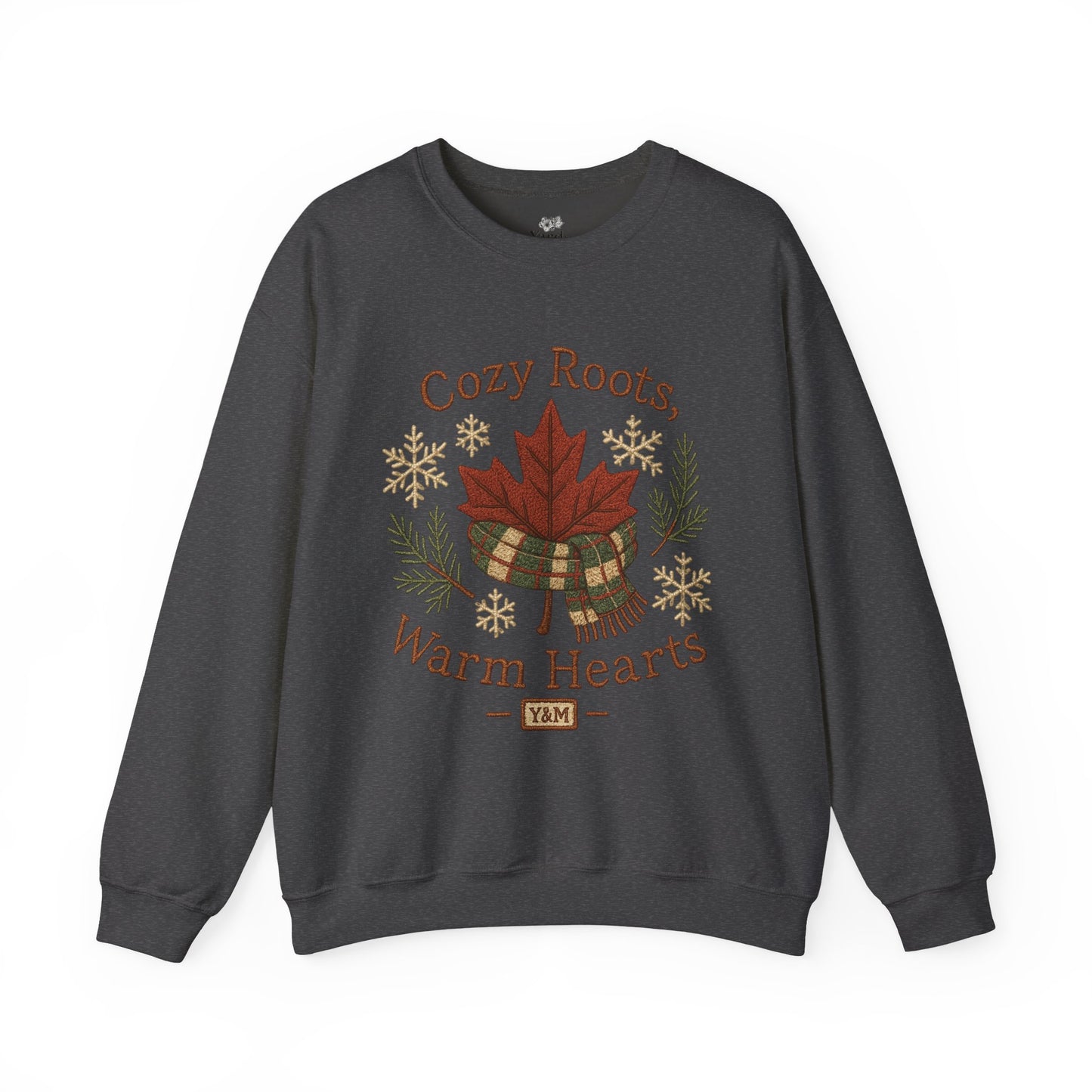 Cozy Roots Crewneck Sweatshirt: Warm Hearts Gift, Fall Fashion, Winter Apparel, Unisex Sweatshirt, Holiday Sweater