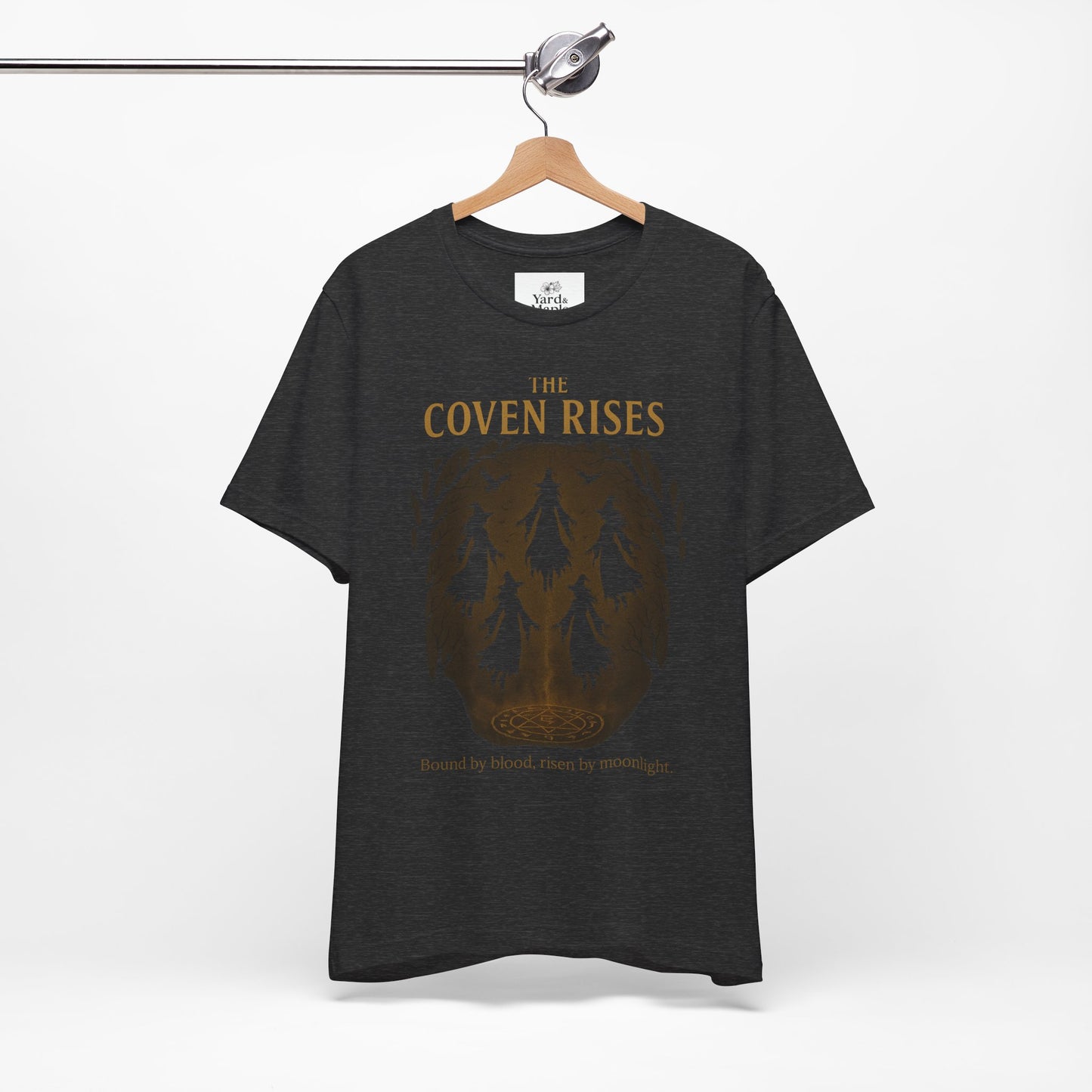 Witchy Coven Rising Tee, Unisex T-Shirt, Halloween Apparel, Gift for Witches, Spooky Season Gift, Witchy Fashion