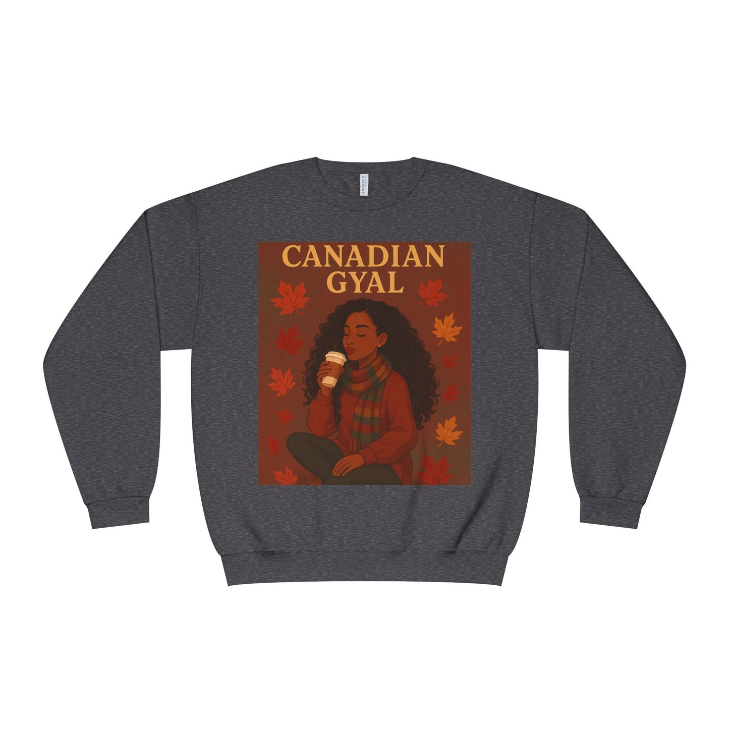 Canadian Gyal Sweatshirt, Cozy Fall Crewneck, Canada Pride Apparel, Autumn Casual Wear, Unisex Gift for Her