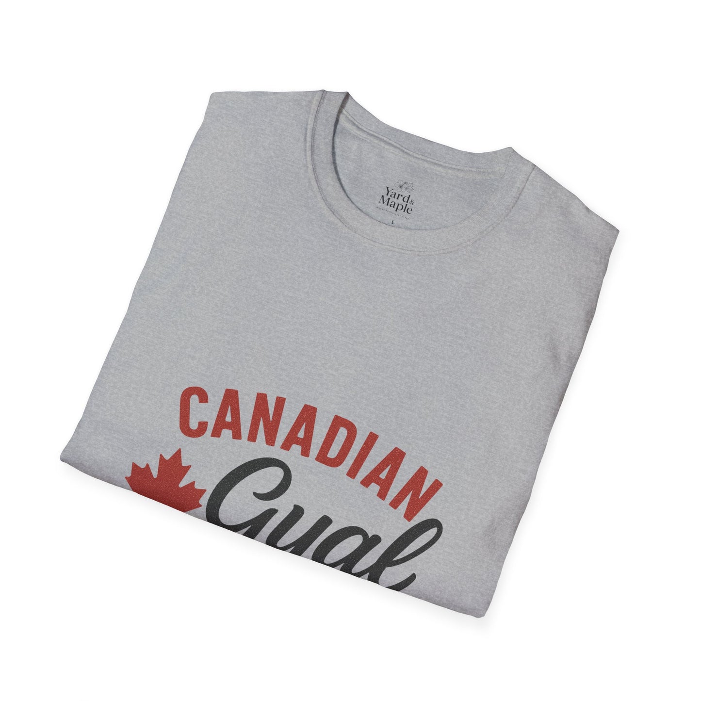 Canada Pride T-Shirt, Canadian Gyal Graphic Tee, Unisex T-Shirt for Her, Canada Day Gift, Maple Leaf Apparel