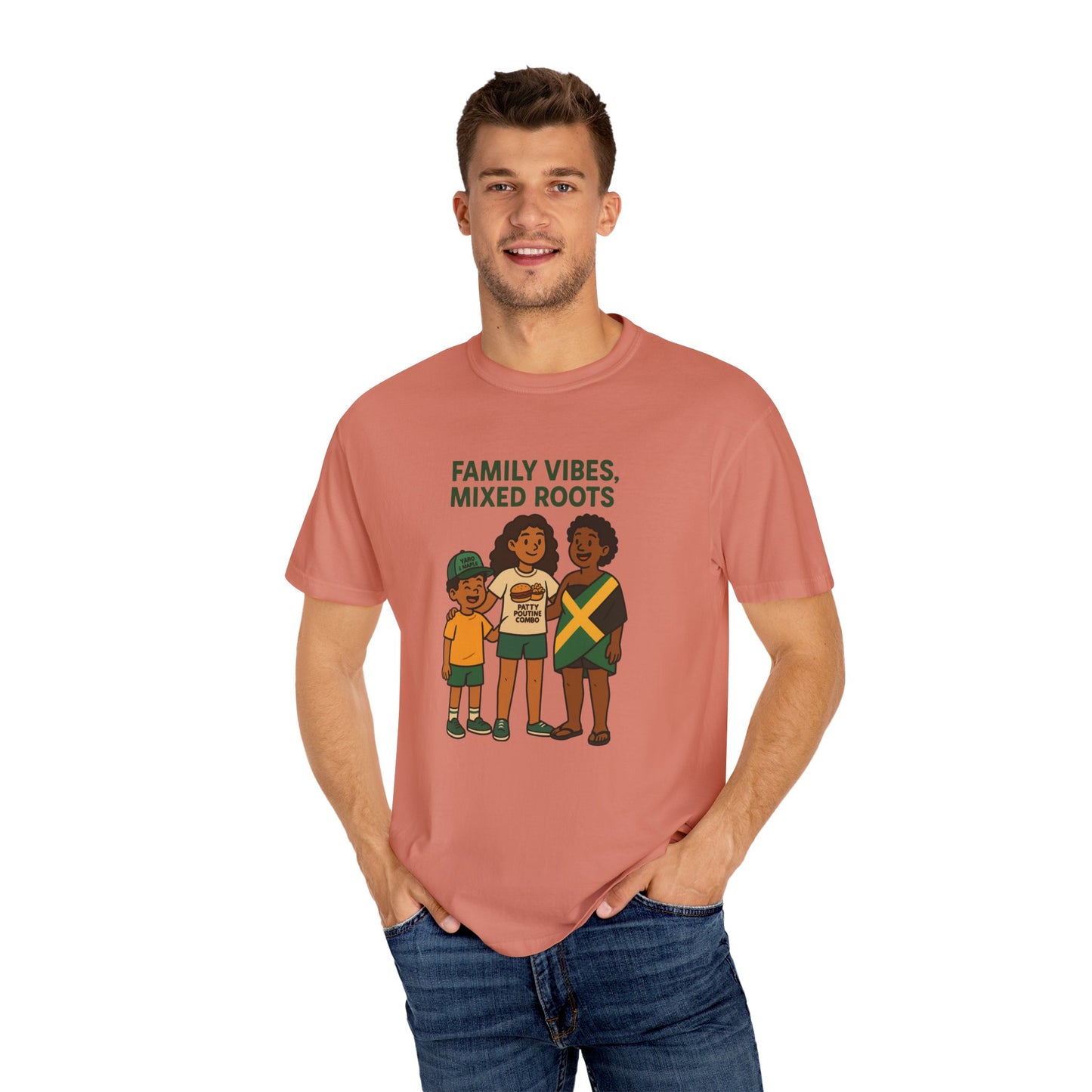 Family Vibes T-Shirt, Unisex Clothing, Mixed Roots Shirt, Family Reunion Outfit, Cultural Celebration Apparel, Summer Casual Wear