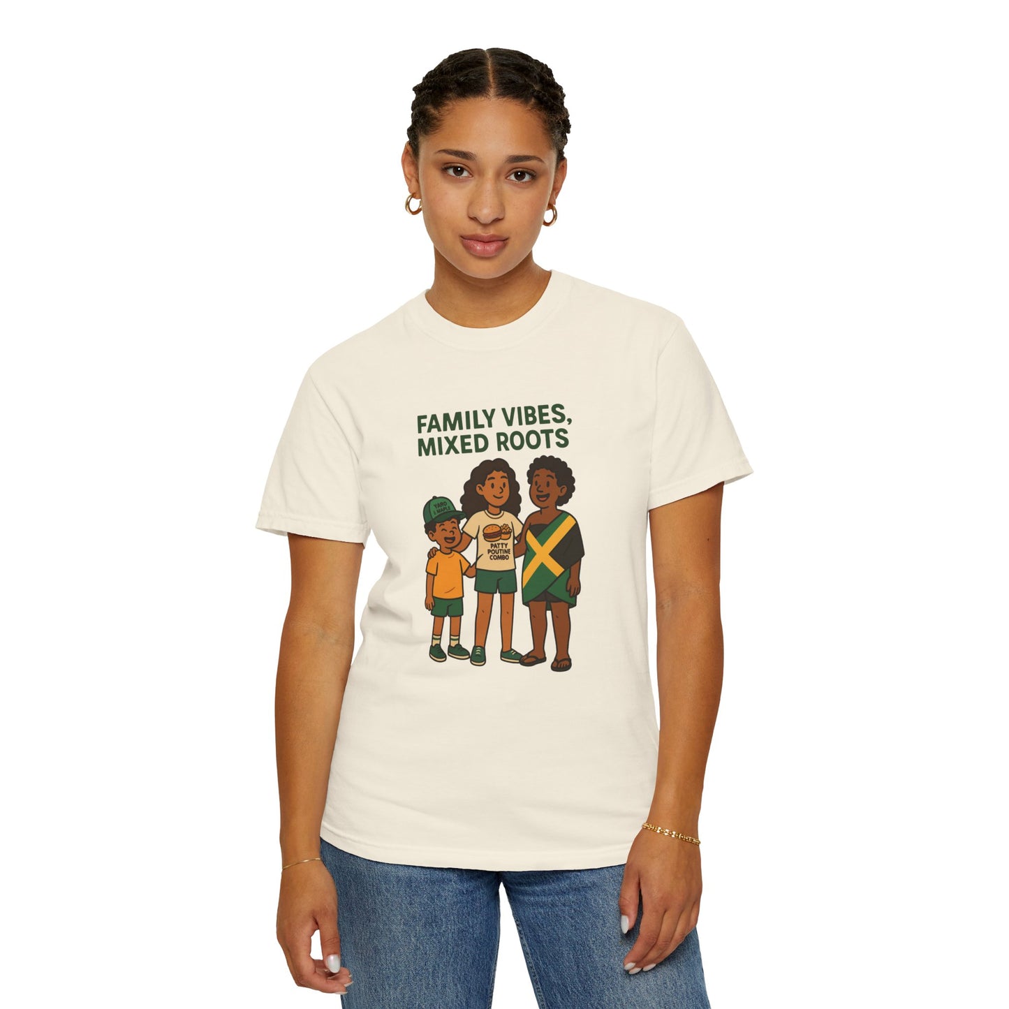 Family Vibes T-Shirt, Unisex Clothing, Mixed Roots Shirt, Family Reunion Outfit, Cultural Celebration Apparel, Summer Casual Wear