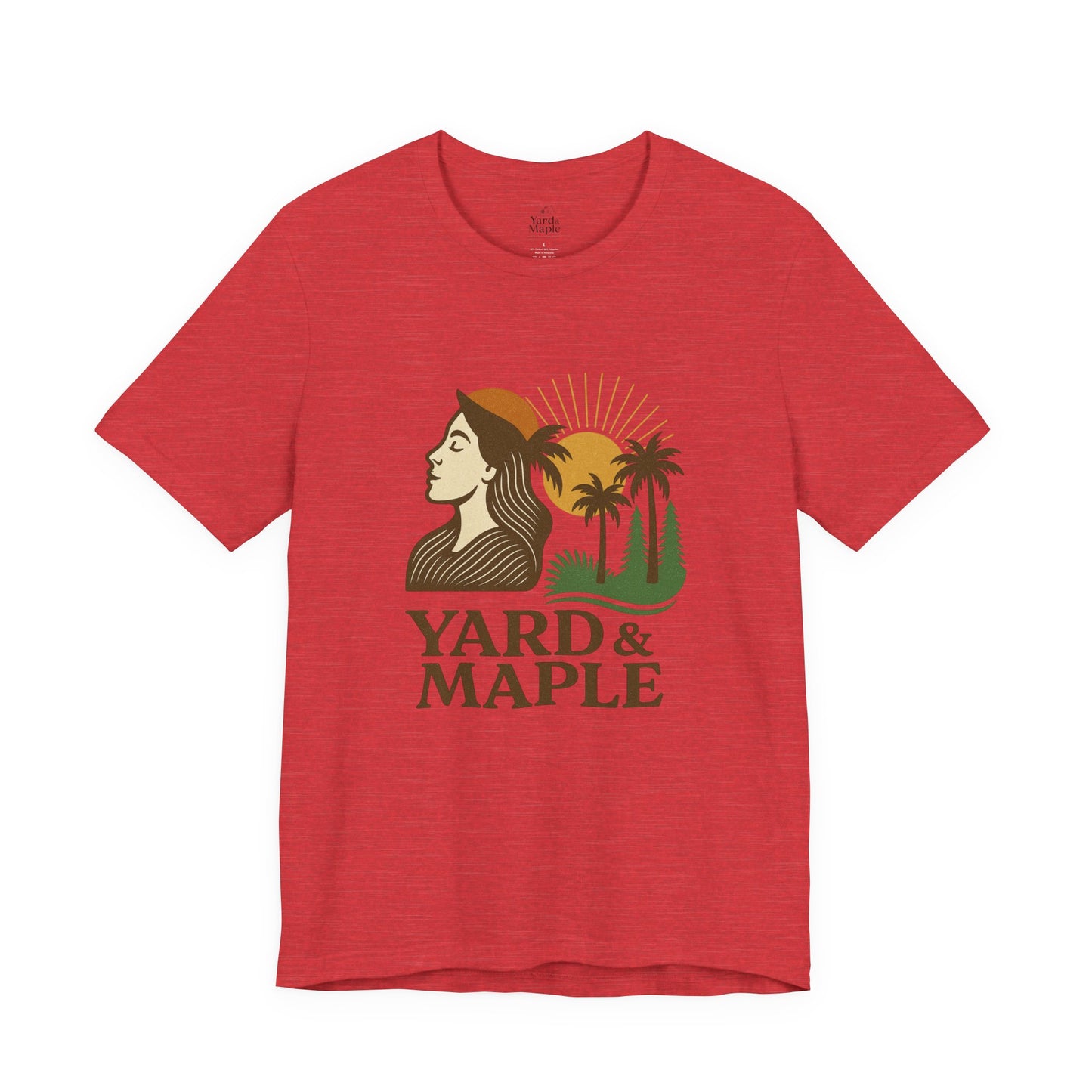 Yard & Maple Graphic Tee, Nature Inspired Unisex Shirt, Outdoor Lover Gift, Summer Vibes, Casual Wear, Vacation Essentials