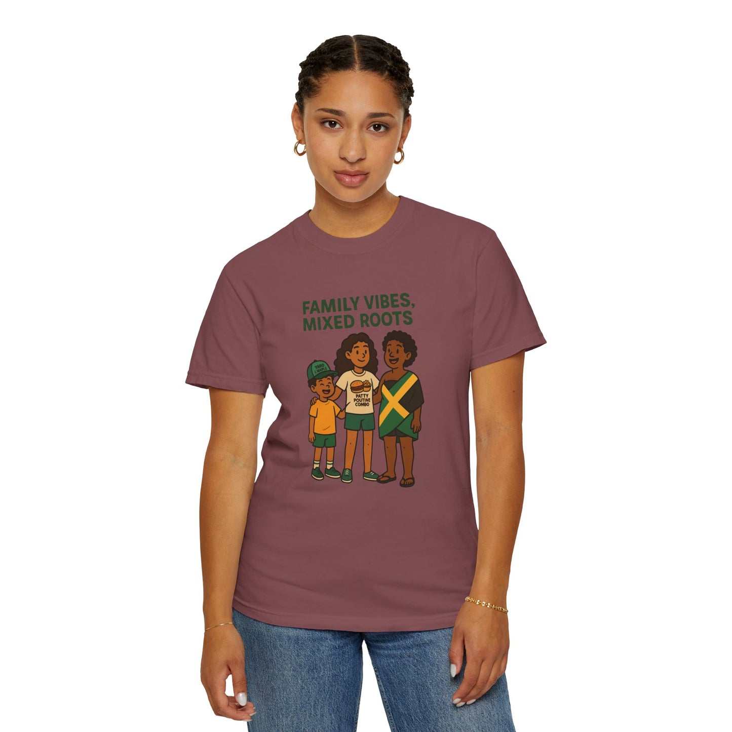 Family Vibes T-Shirt, Unisex Clothing, Mixed Roots Shirt, Family Reunion Outfit, Cultural Celebration Apparel, Summer Casual Wear