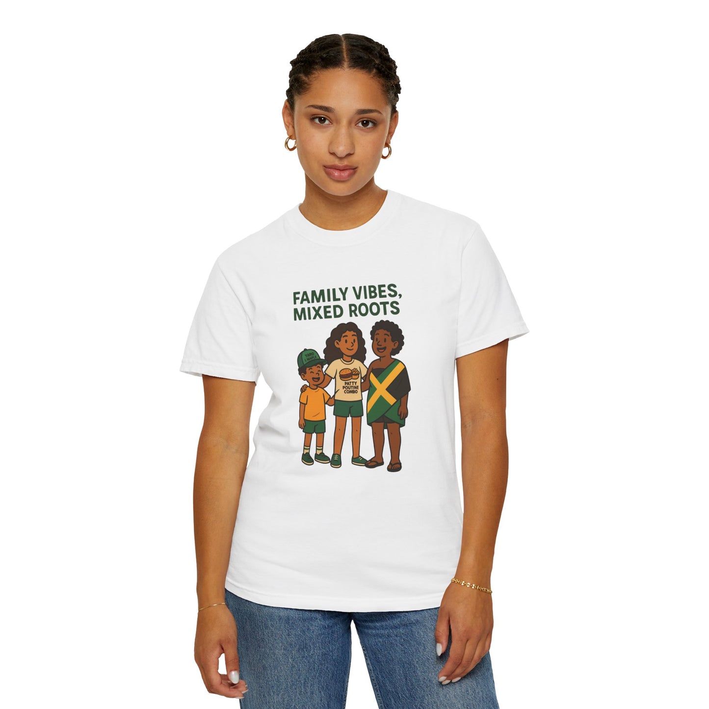 Family Vibes T-Shirt, Unisex Clothing, Mixed Roots Shirt, Family Reunion Outfit, Cultural Celebration Apparel, Summer Casual Wear