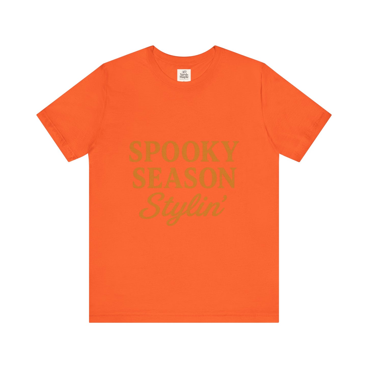 Spooky Season Stylin' Unisex Tee, Halloween Shirt, Autumn Apparel, Fall Outfit, Party Wear, Casual Top