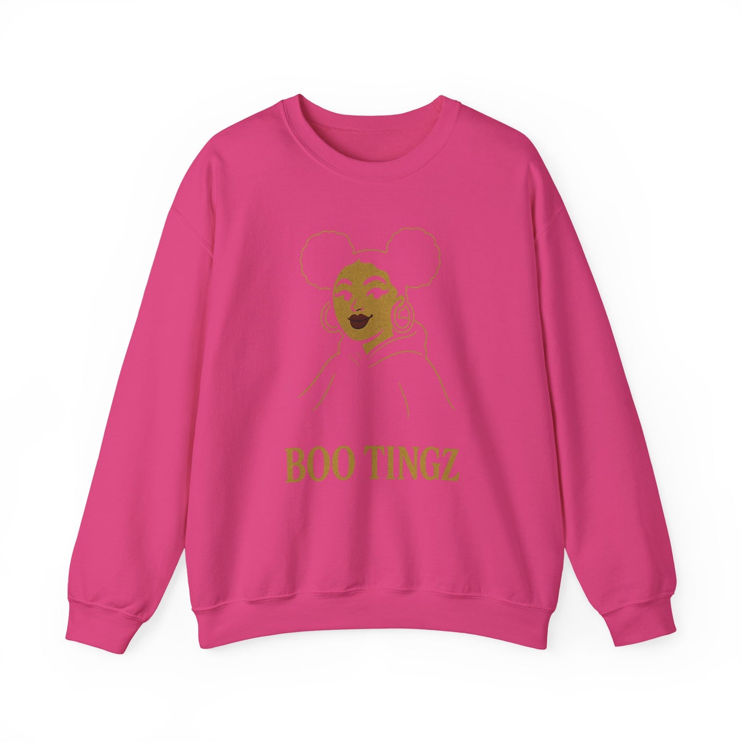 Boo Tingz Crewneck Sweatshirt - Cozy Unisex Gift, Casual Wear, Halloween Outfit, Everyday Comfort, Trendy Streetwear