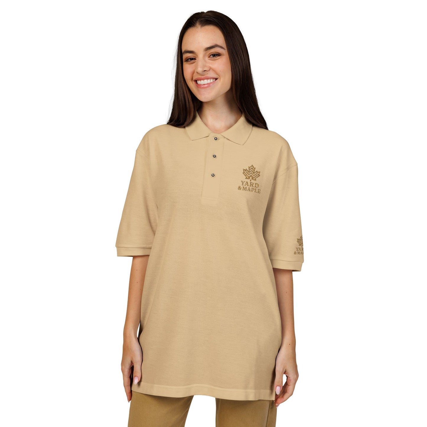 Embroidered Unisex Polo Shirt - Casual Comfort for Every Occasion, Perfect for Work, Relaxation, Gifts, Outdoor Events, Summer Style