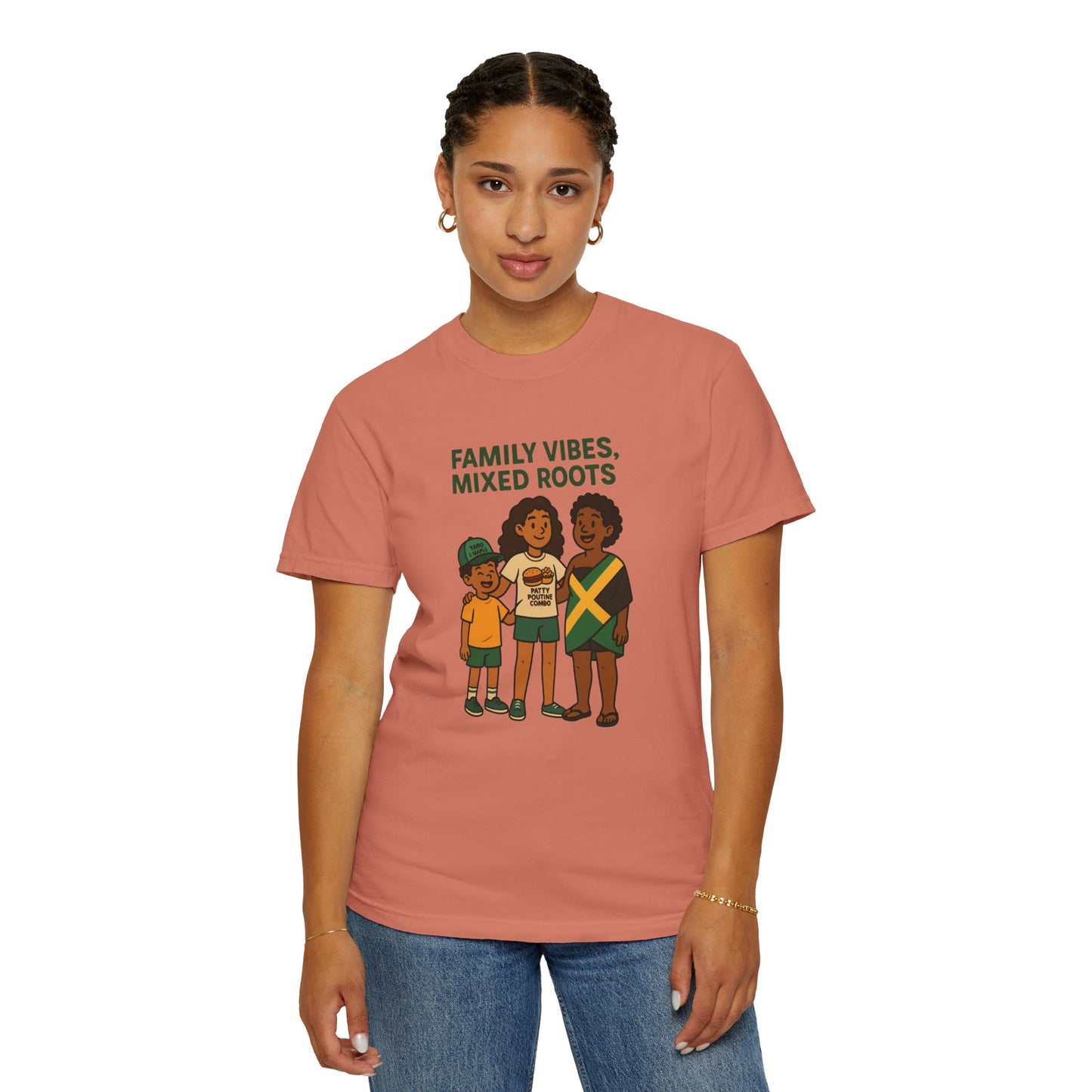 Family Vibes T-Shirt, Unisex Clothing, Mixed Roots Shirt, Family Reunion Outfit, Cultural Celebration Apparel, Summer Casual Wear