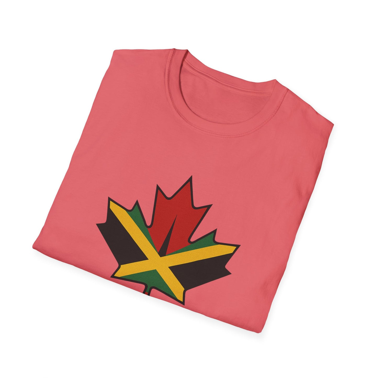 Yard & Maple Unisex Softstyle T-Shirt, Casual Summer Tee, Jamaican Theme Shirt, Cool Graphic Top, Gift for Nature Lovers
