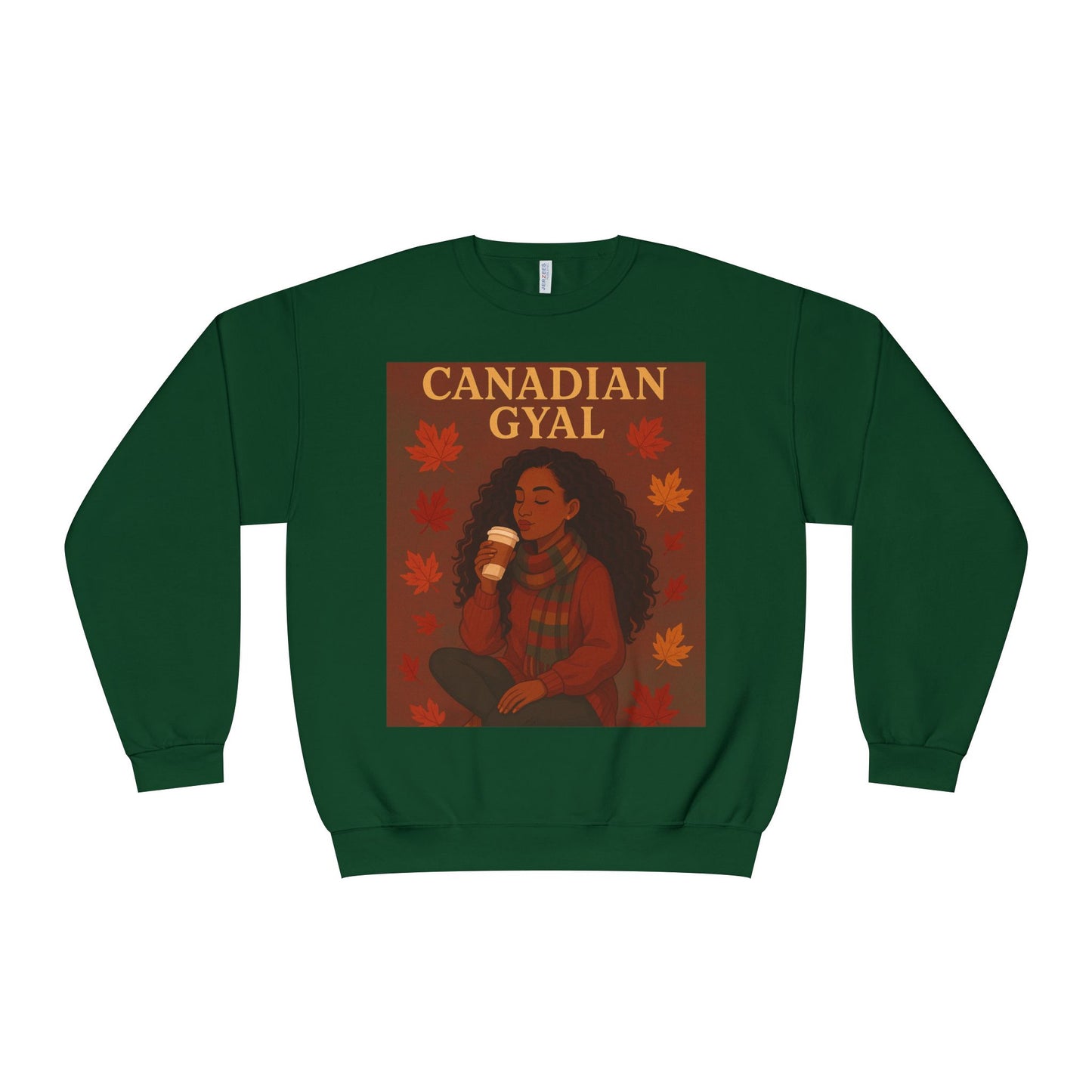 Canadian Gyal Sweatshirt, Cozy Fall Crewneck, Canada Pride Apparel, Autumn Casual Wear, Unisex Gift for Her