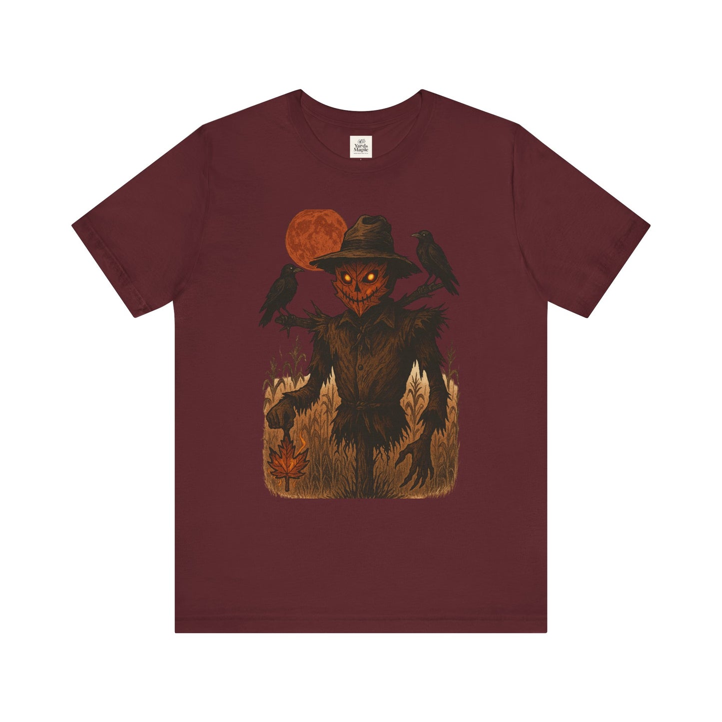 Spooky Scarecrow Graphic Tee | Unisex Halloween Shirt, Fall Fashion, Halloween Costume Tee, Scary Tee, Gift for Horror Lovers