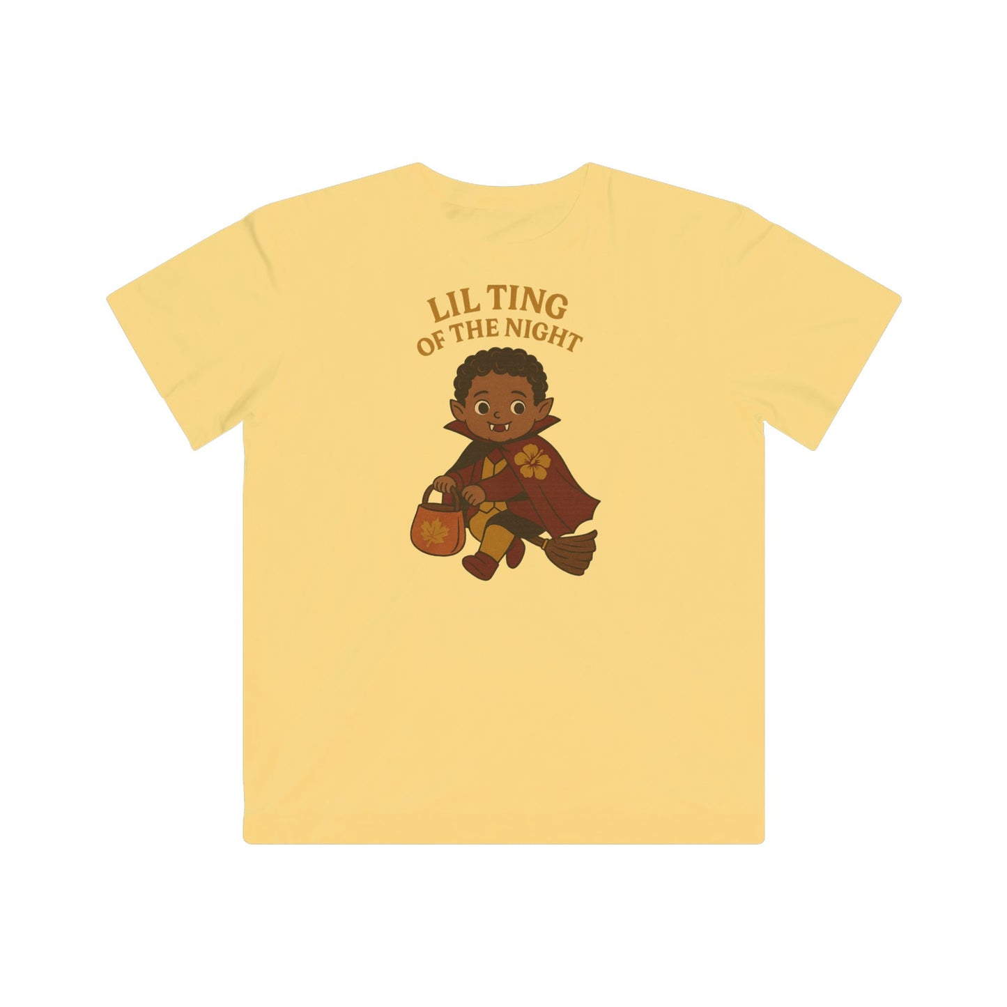 Kids Halloween Tee, Lil Ting of the Night Shirt, Spooky Costume, Autumn Apparel, Trick or Treat Shirt, Fun Kids Clothing