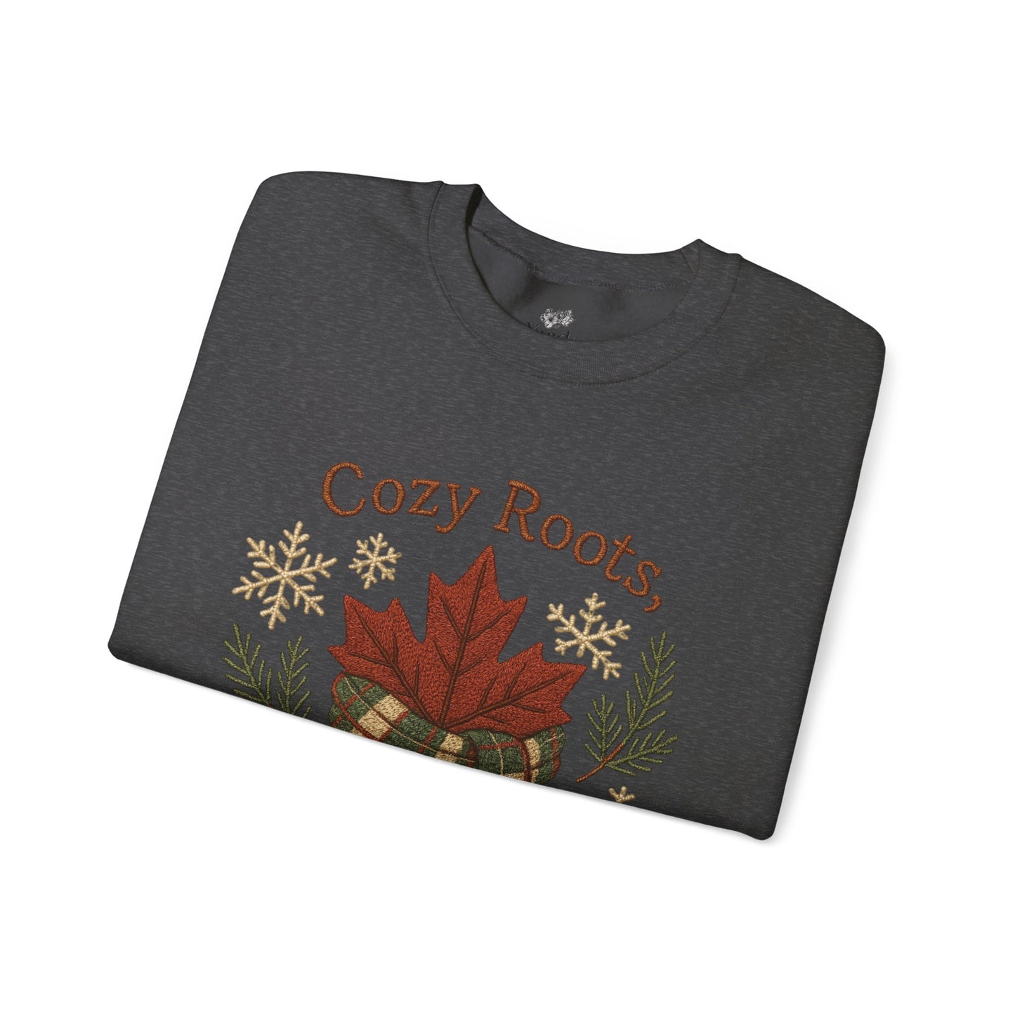 Cozy Roots Crewneck Sweatshirt: Warm Hearts Gift, Fall Fashion, Winter Apparel, Unisex Sweatshirt, Holiday Sweater