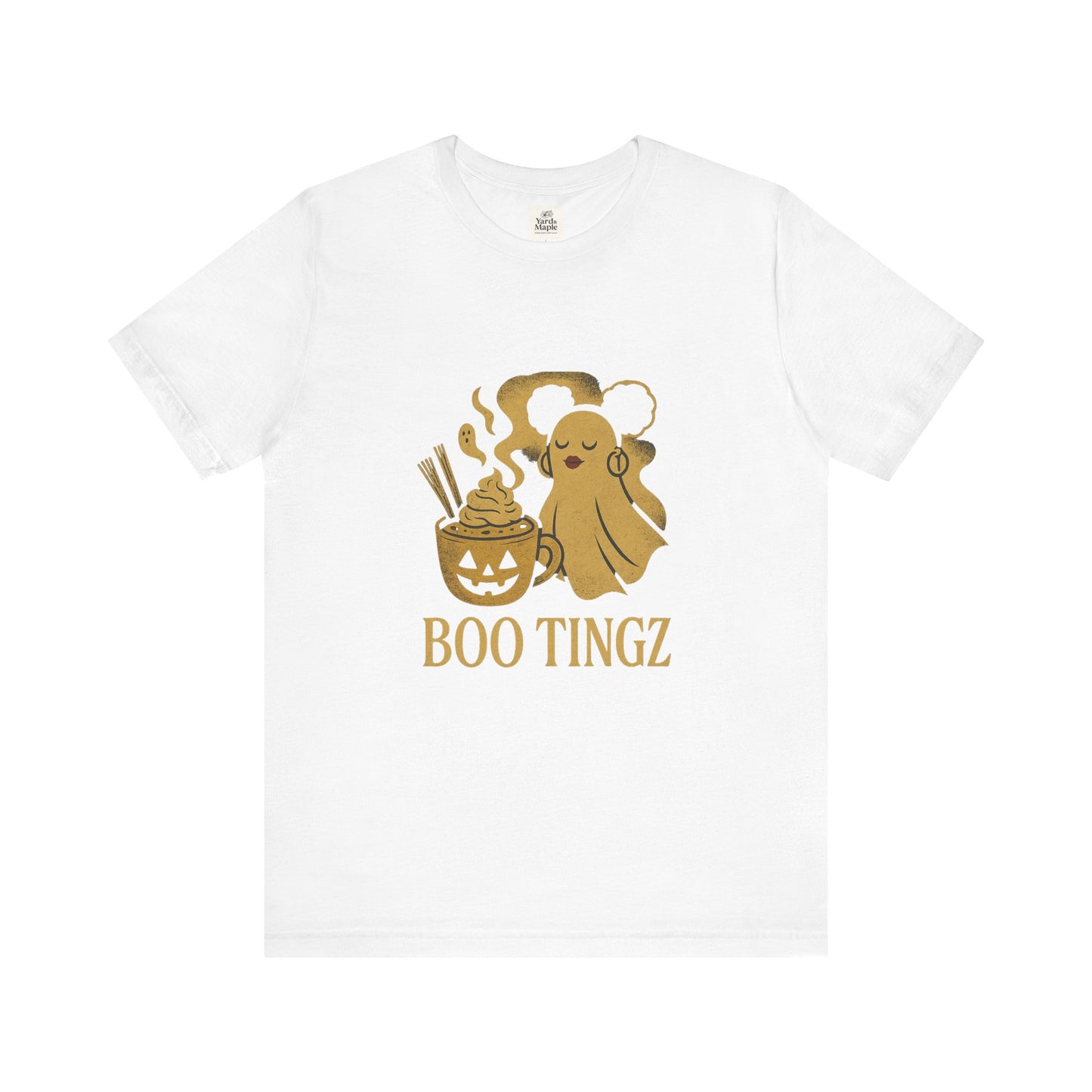 Spooky Ghost 'Boo Tingz' Tee for Halloween Fun
