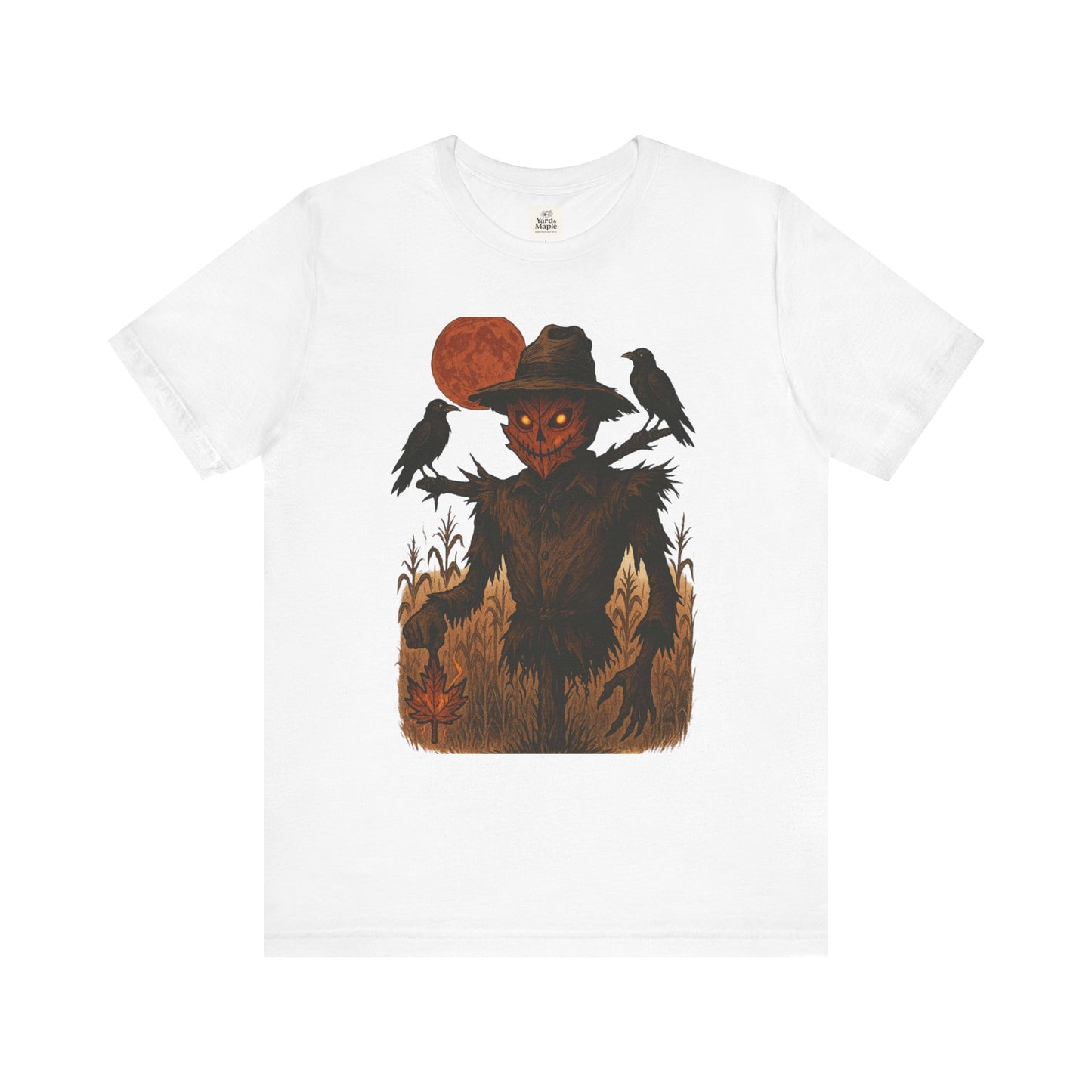 Spooky Scarecrow Graphic Tee | Unisex Halloween Shirt, Fall Fashion, Halloween Costume Tee, Scary Tee, Gift for Horror Lovers