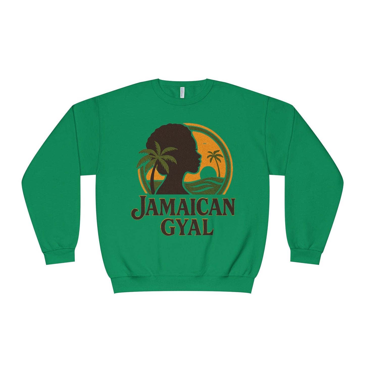 Jamaican Gyal Unisex Sweatshirt, Cozy Crewneck, Gift for Her, Summer Vibes, Casual Fashion Statement