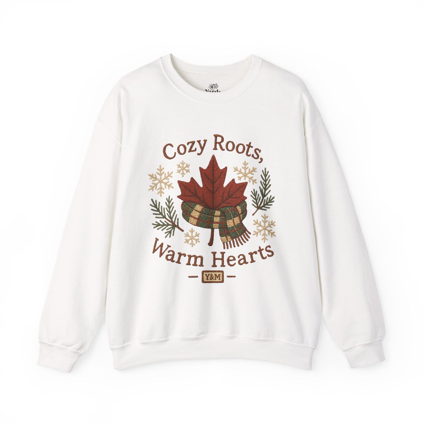 Cozy Roots Crewneck Sweatshirt: Warm Hearts Gift, Fall Fashion, Winter Apparel, Unisex Sweatshirt, Holiday Sweater