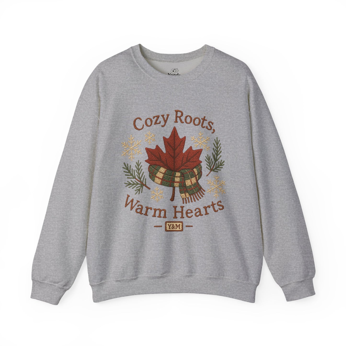 Cozy Roots Crewneck Sweatshirt: Warm Hearts Gift, Fall Fashion, Winter Apparel, Unisex Sweatshirt, Holiday Sweater