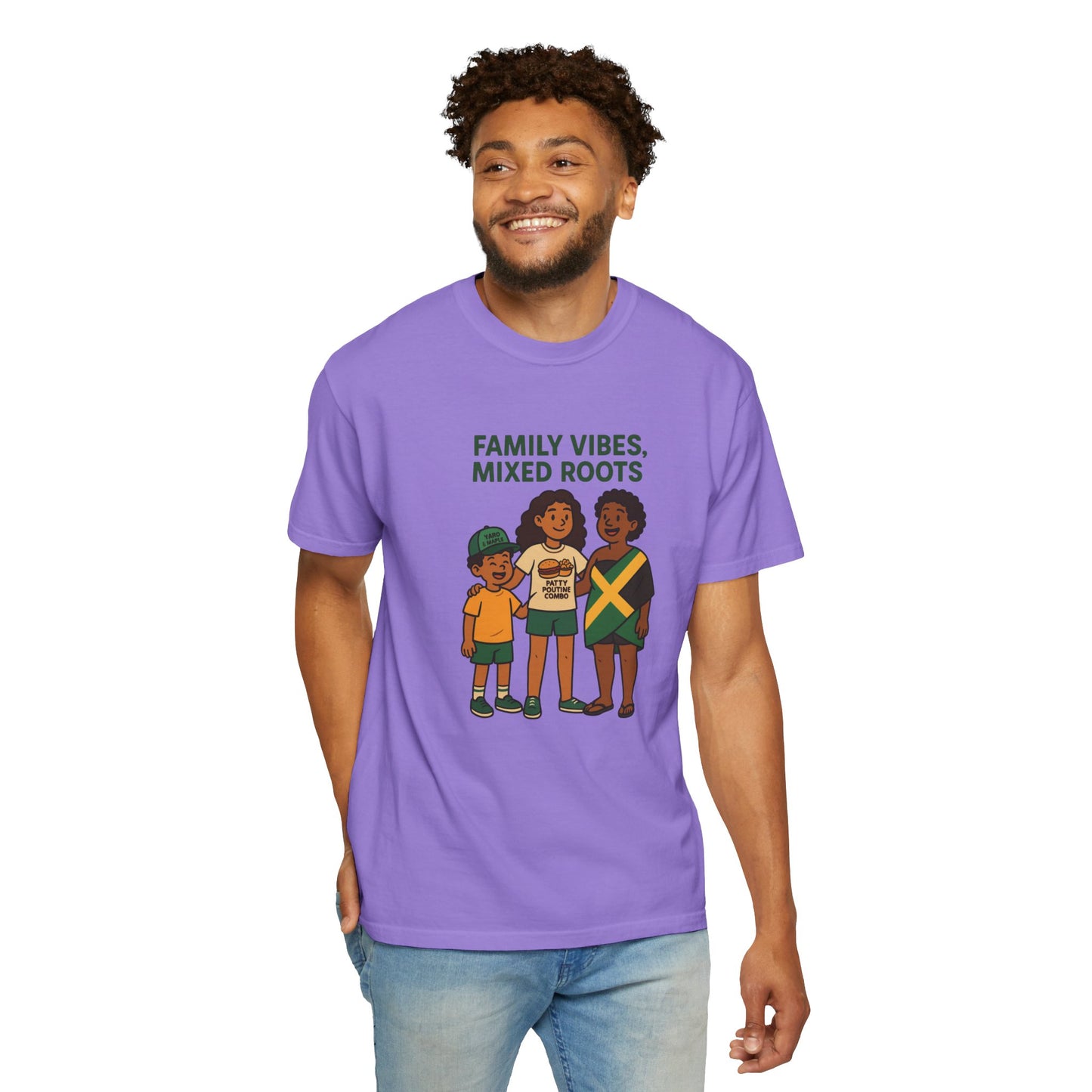 Family Vibes T-Shirt, Unisex Clothing, Mixed Roots Shirt, Family Reunion Outfit, Cultural Celebration Apparel, Summer Casual Wear