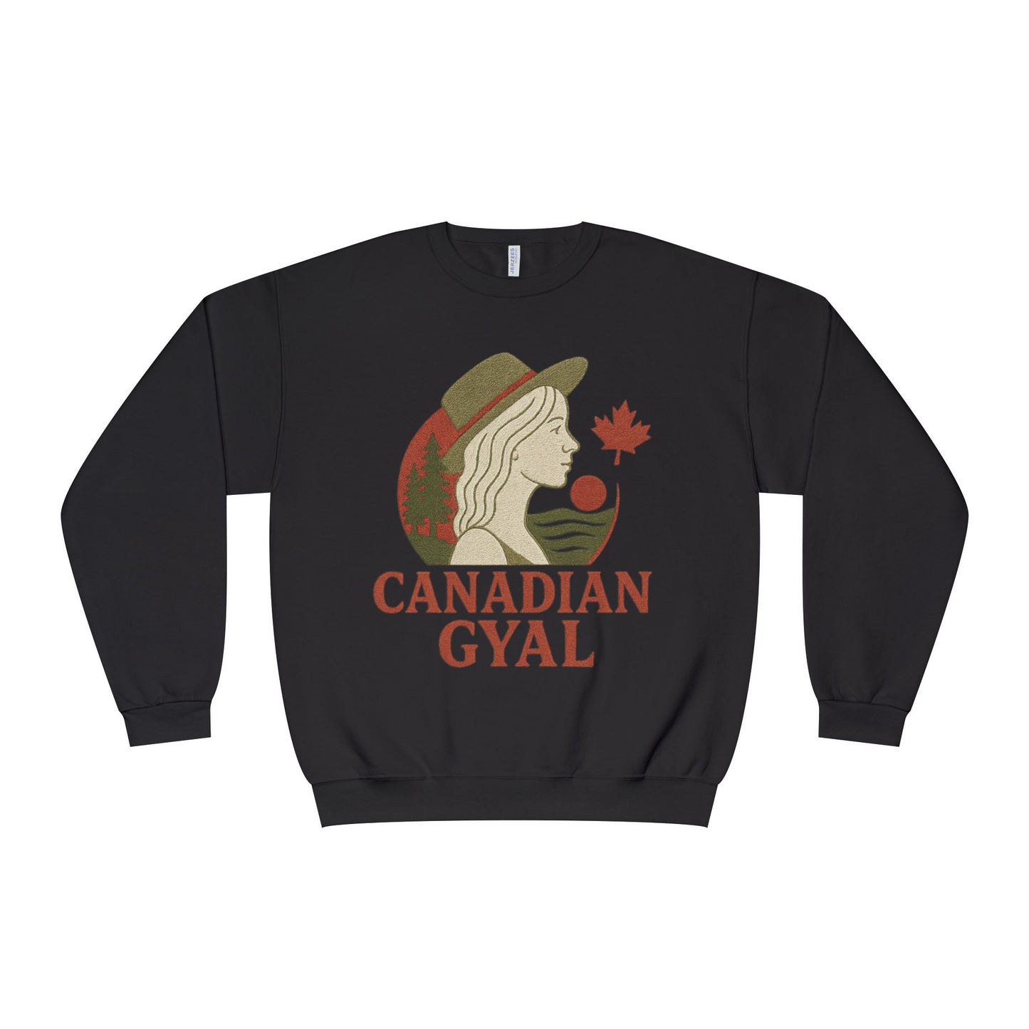 Canadian Gyal Sweatshirt, Cozy Crewneck for Fall, Perfect Gift for Canadians, Great for Thanksgiving, Casual Wear