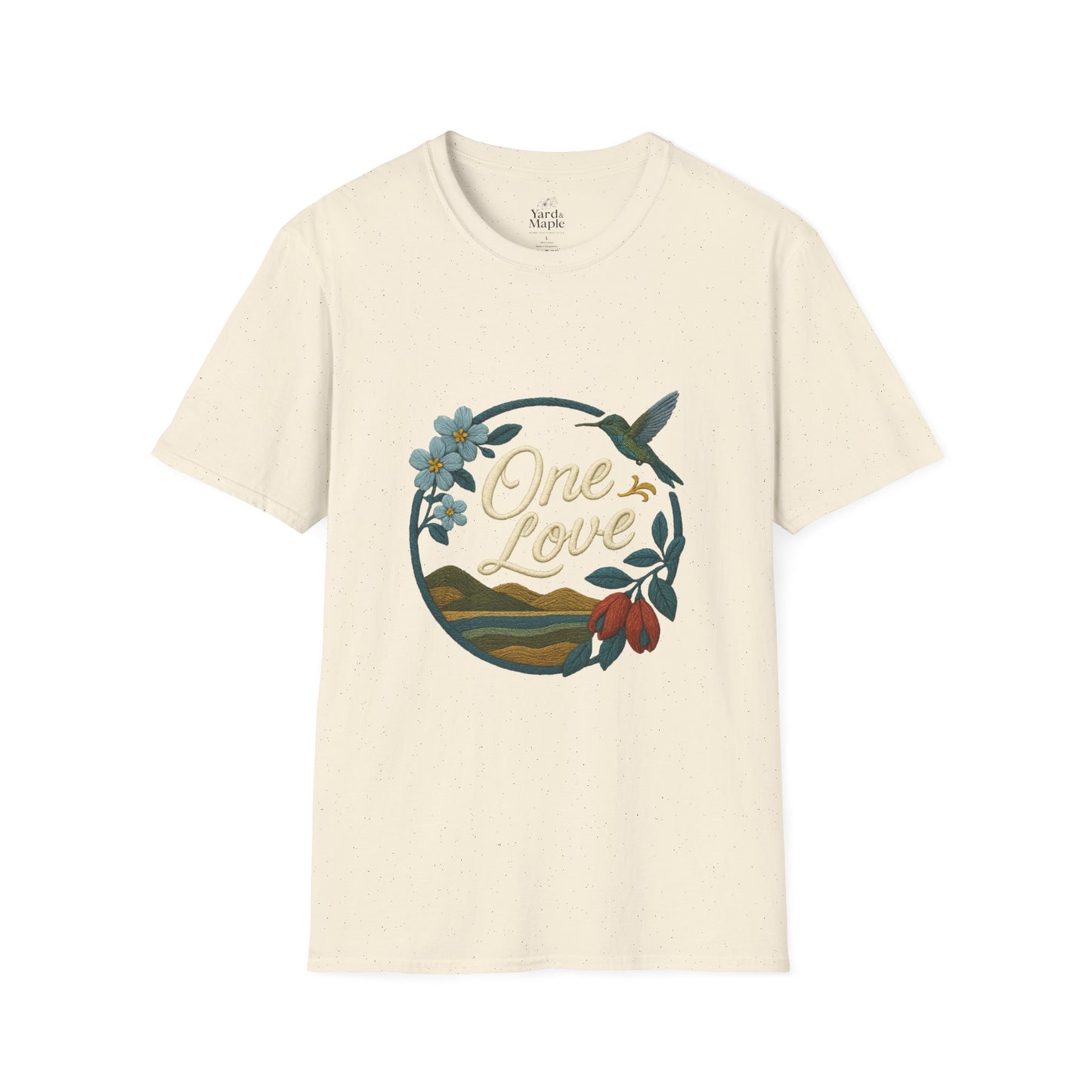 One Love Nature-Inspired T-Shirt, Unisex Tee, Stylish Apparel, Eco-Friendly Gift, Summer Fashion, Inspirational T-Shirt