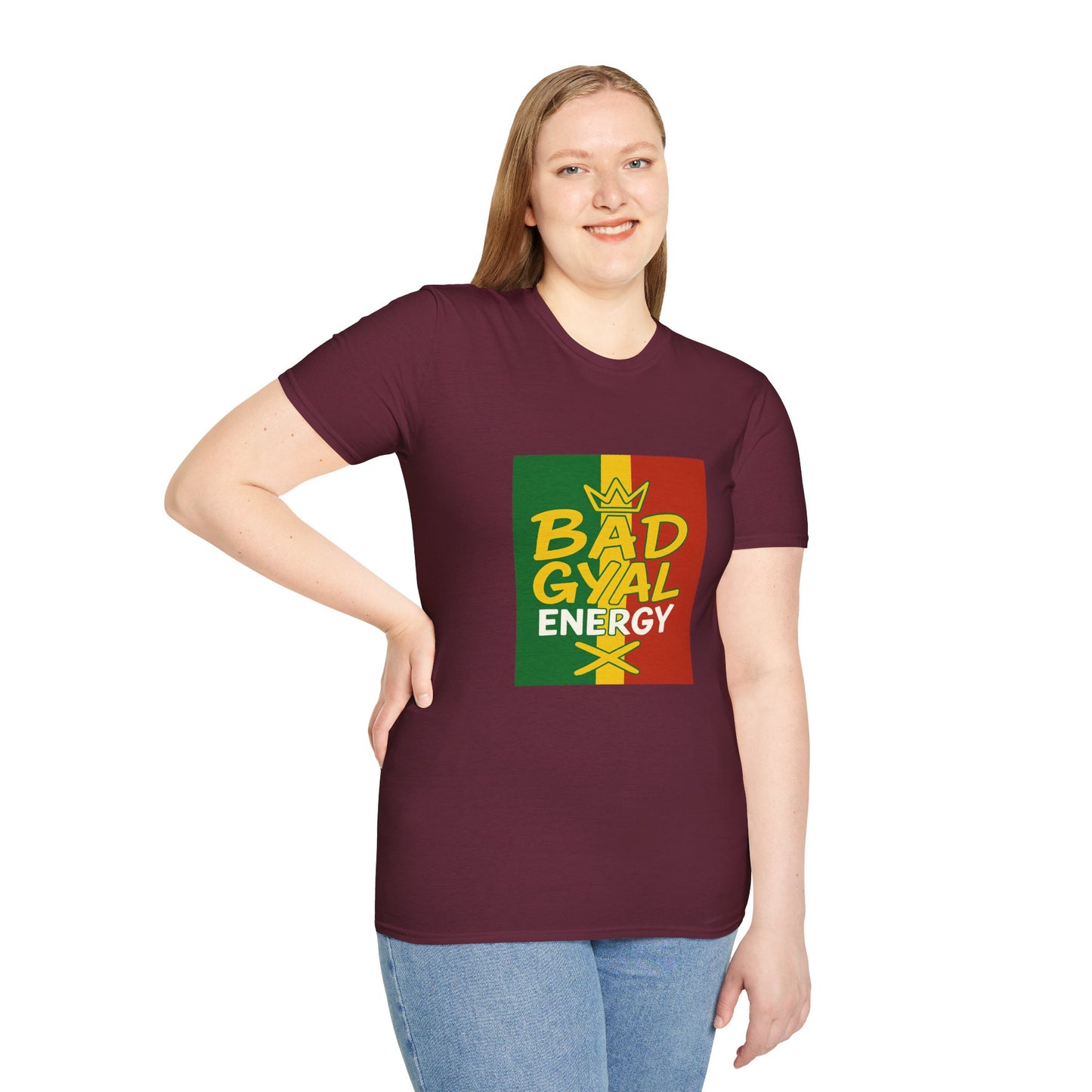 Rasta Vibes T-Shirt | Bad Gyal Energy | Unisex Graphic Tee, Casual Wear, Festival Apparel, Gift for Him/Her, Summer Style