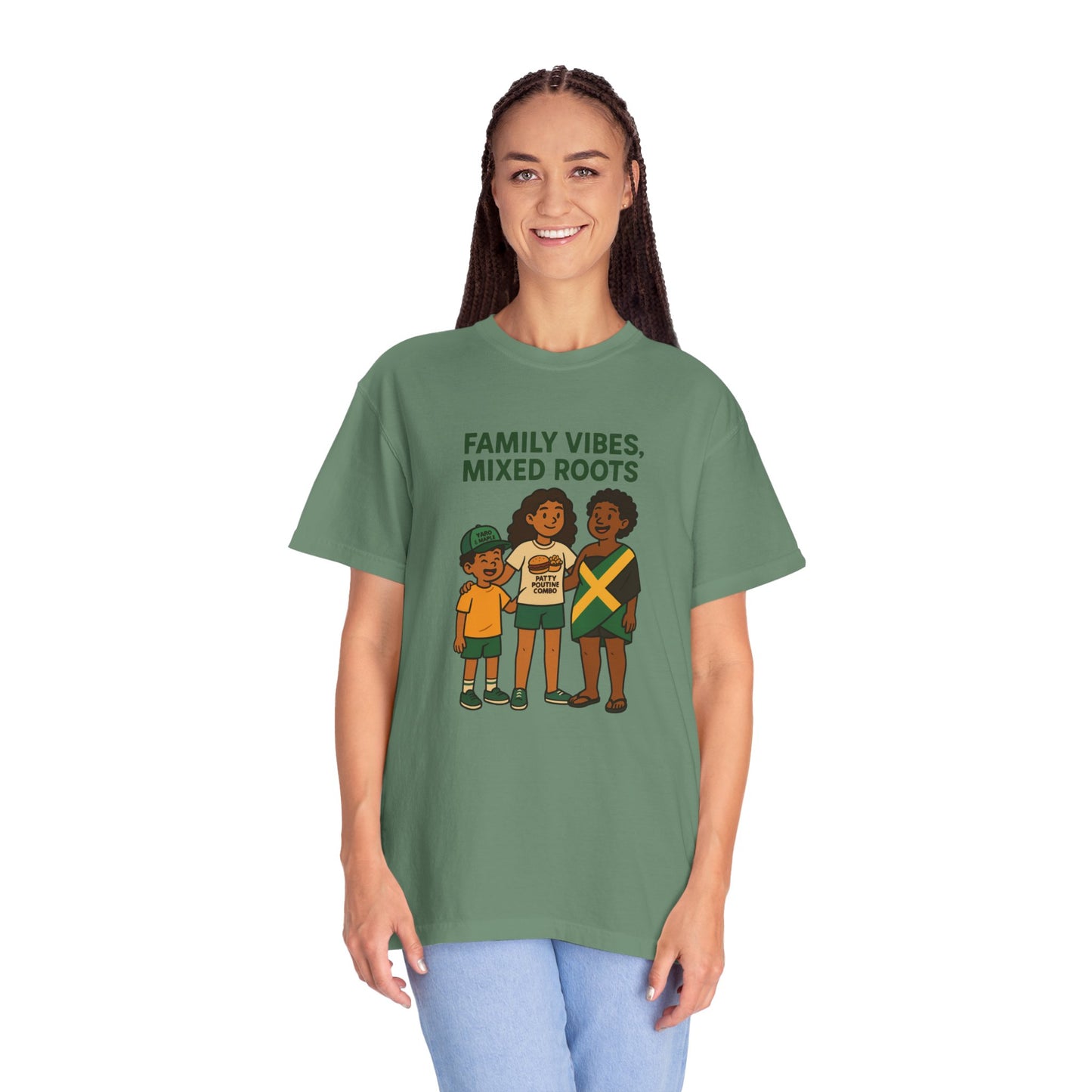 Family Vibes T-Shirt, Unisex Clothing, Mixed Roots Shirt, Family Reunion Outfit, Cultural Celebration Apparel, Summer Casual Wear