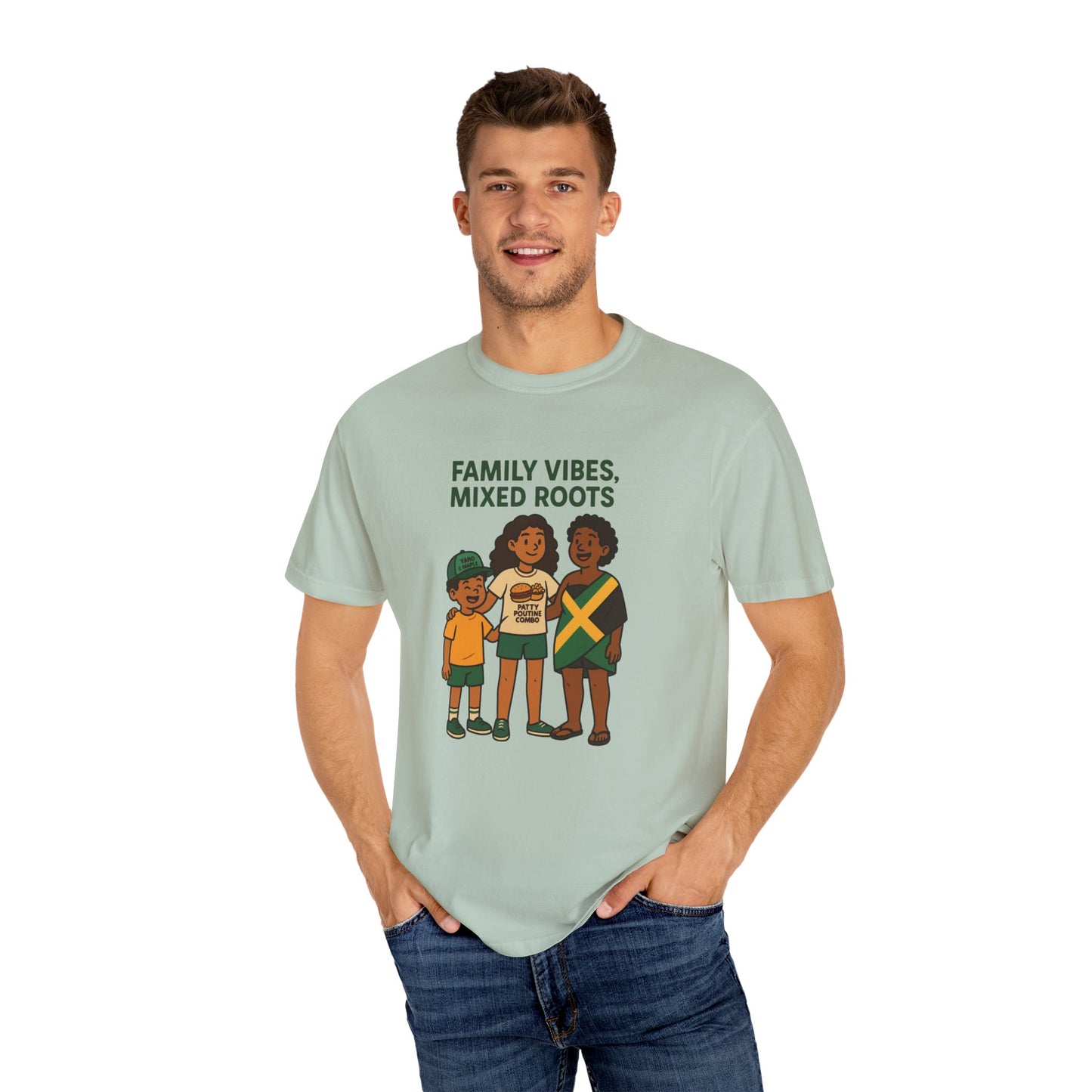 Family Vibes T-Shirt, Unisex Clothing, Mixed Roots Shirt, Family Reunion Outfit, Cultural Celebration Apparel, Summer Casual Wear