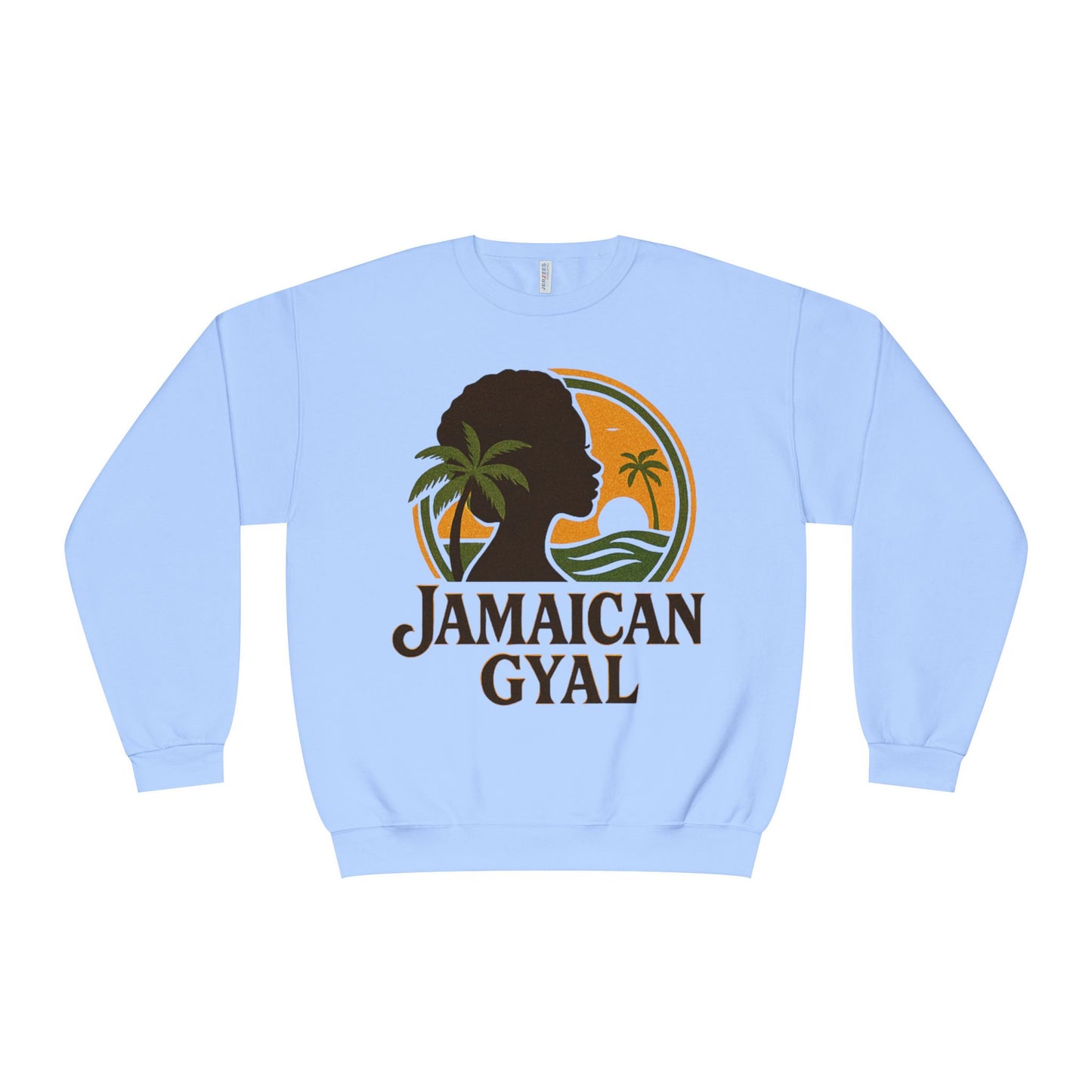 Jamaican Gyal Unisex Sweatshirt, Cozy Crewneck, Gift for Her, Summer Vibes, Casual Fashion Statement
