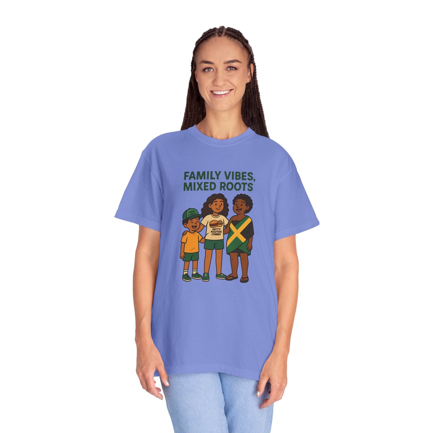 Family Vibes T-Shirt, Unisex Clothing, Mixed Roots Shirt, Family Reunion Outfit, Cultural Celebration Apparel, Summer Casual Wear