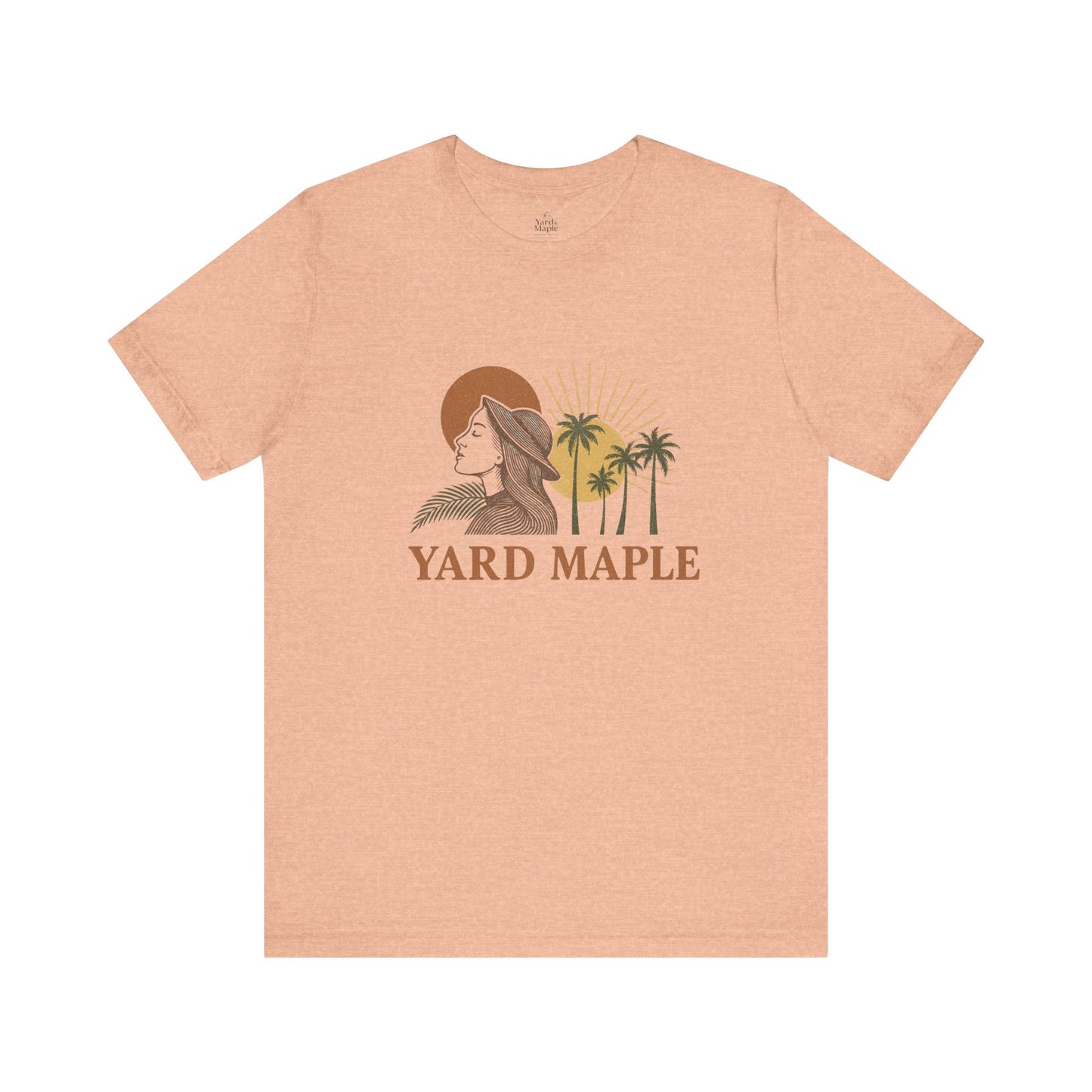 Yard Maple Graphic Tee, Casual Summer Shirt, Nature Lover Gift, Eco-Friendly Apparel, Beach Vibes Tee, Unique Unisex Apparel