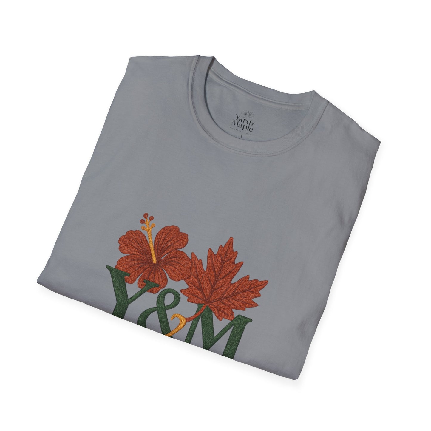 Yard & Maple Floral Unisex T-Shirt, Casual Tee, Nature Lover Gift, Spring Fashion, Graphic Shirt, Eco-Friendly Apparel