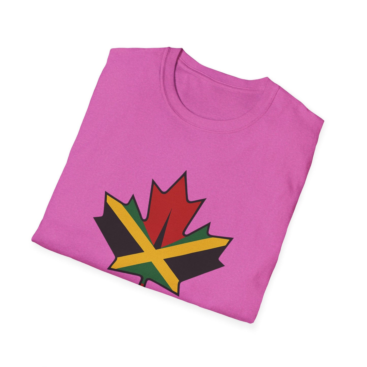 Yard & Maple Unisex Softstyle T-Shirt, Casual Summer Tee, Jamaican Theme Shirt, Cool Graphic Top, Gift for Nature Lovers