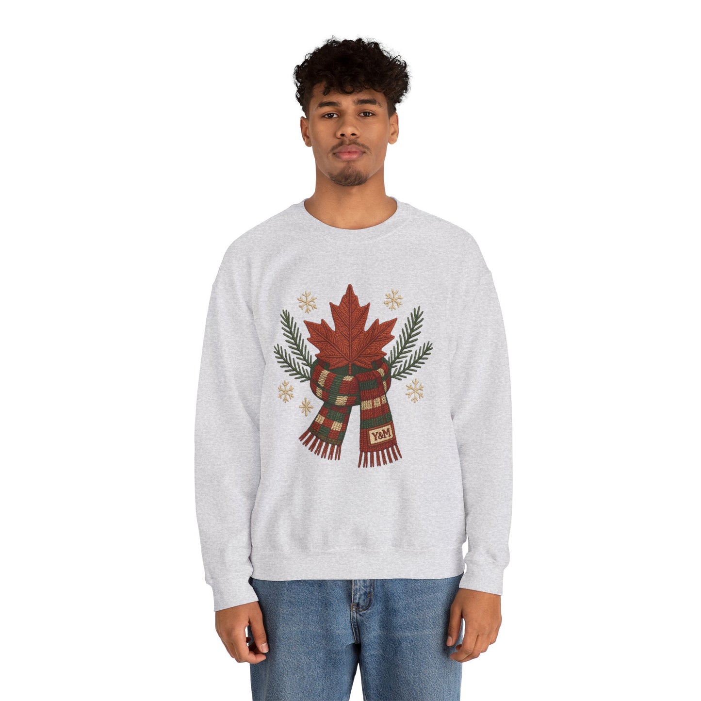 Cozy Holiday Sweatshirt, Festive Crewneck, Christmas Gift, Winter Apparel, Casual Wear, Unisex Winter Sweatshirt