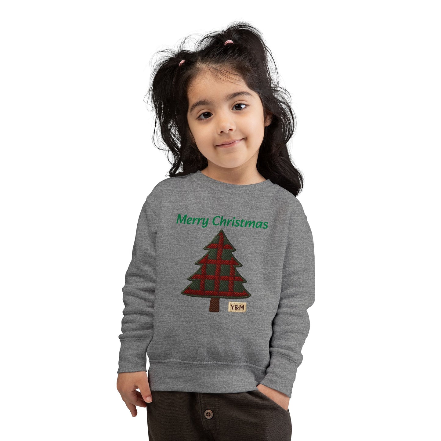 Merry Christmas Toddler Sweatshirt, Cute Kids Holiday Gear, Christmas Gift for Toddlers, Festive Childrens Apparel, Seasonal Sweater