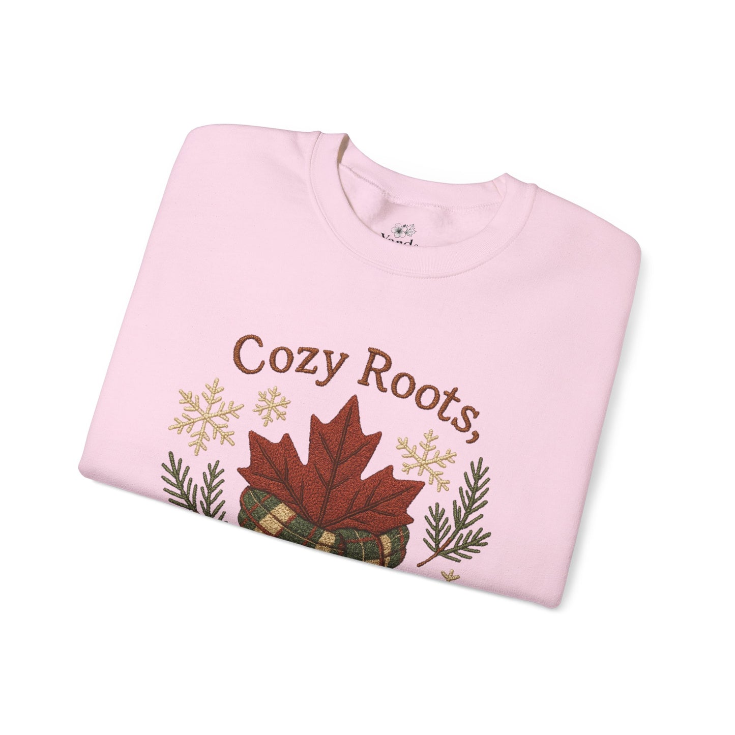 Cozy Roots Crewneck Sweatshirt: Warm Hearts Gift, Fall Fashion, Winter Apparel, Unisex Sweatshirt, Holiday Sweater
