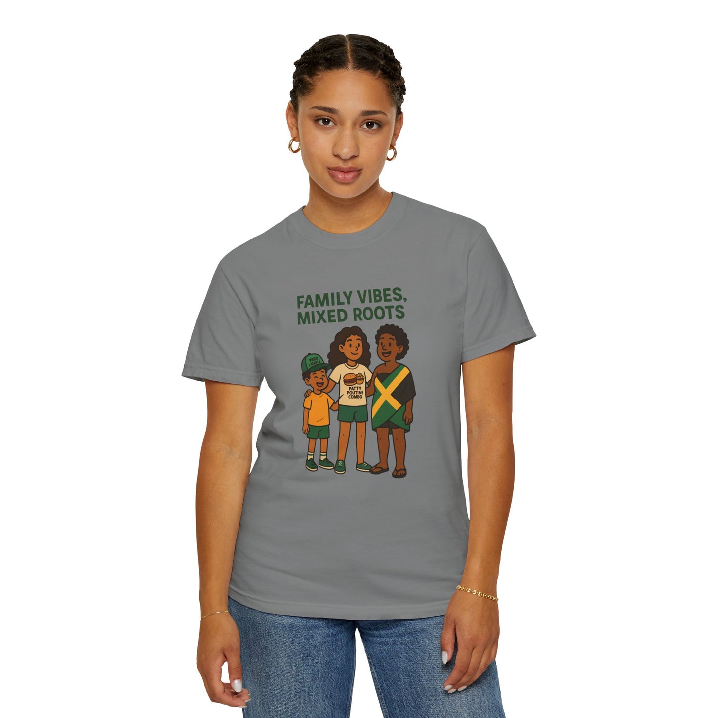 Family Vibes T-Shirt, Unisex Clothing, Mixed Roots Shirt, Family Reunion Outfit, Cultural Celebration Apparel, Summer Casual Wear
