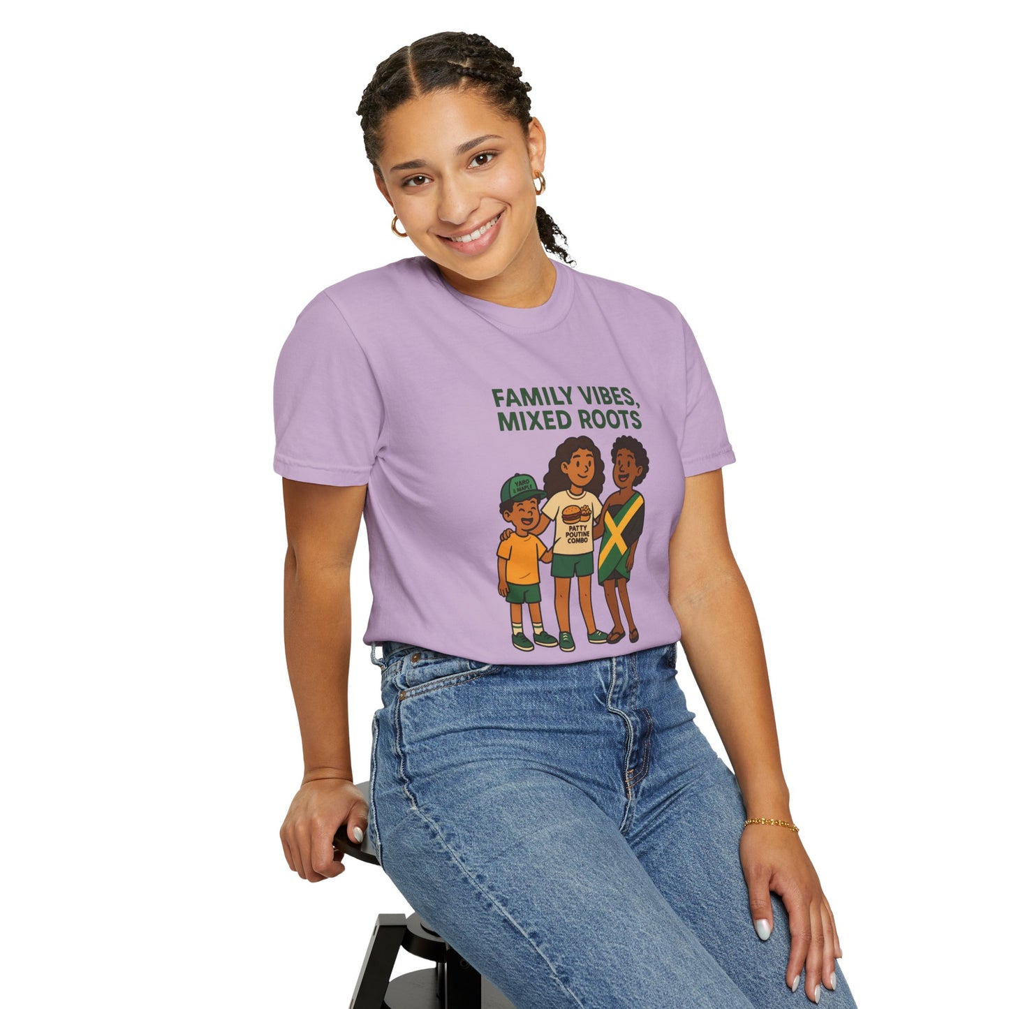 Family Vibes T-Shirt, Unisex Clothing, Mixed Roots Shirt, Family Reunion Outfit, Cultural Celebration Apparel, Summer Casual Wear