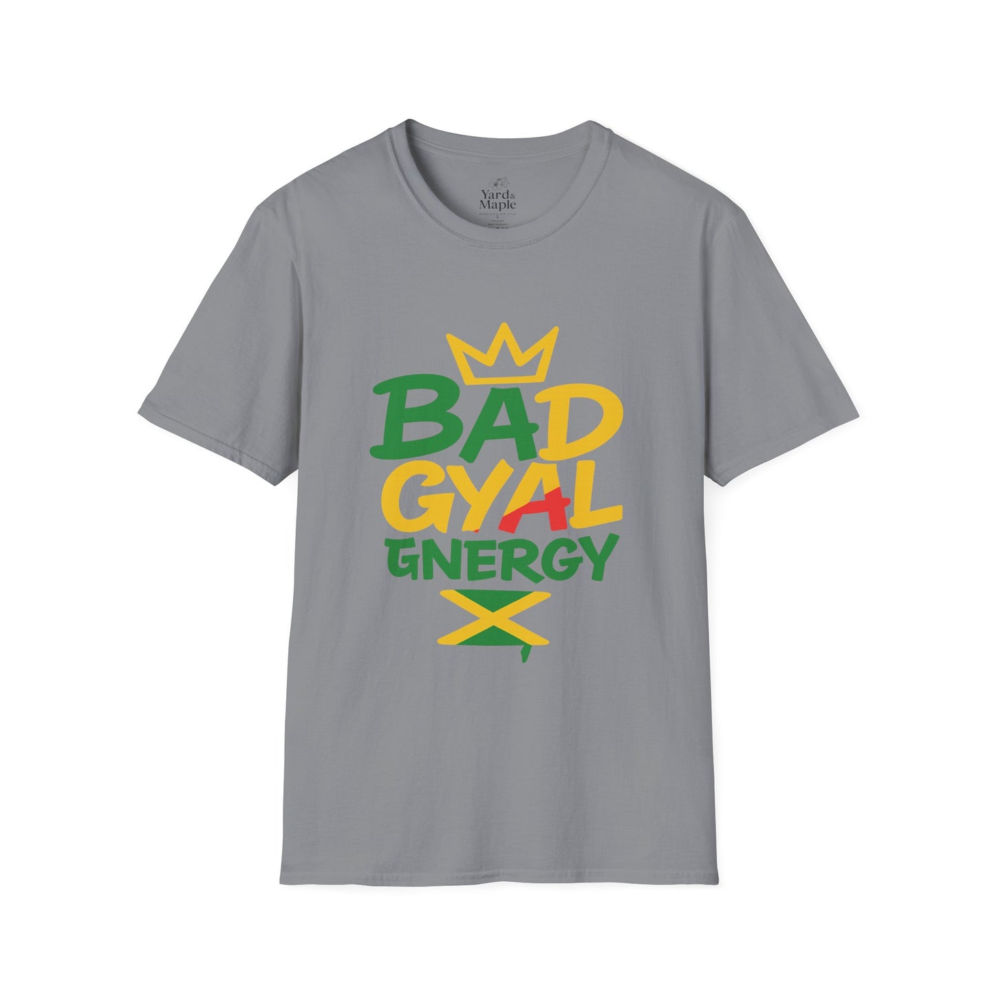 Unisex Softstyle T-Shirt with 'BADGYAL' Design, Casual Wear, Gift for Music Lovers, Summer Vibes, Festival Fashion