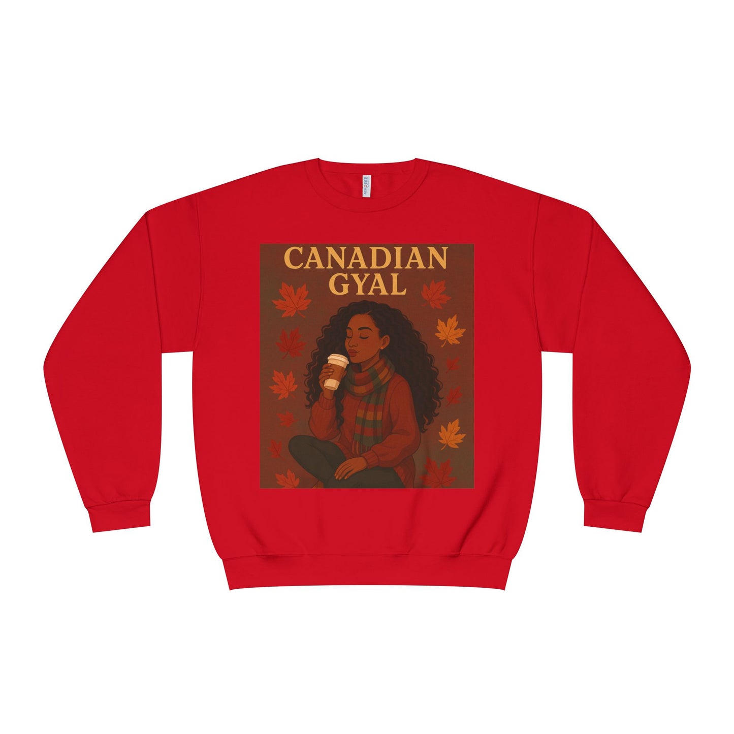 Canadian Gyal Sweatshirt, Cozy Fall Crewneck, Canada Pride Apparel, Autumn Casual Wear, Unisex Gift for Her